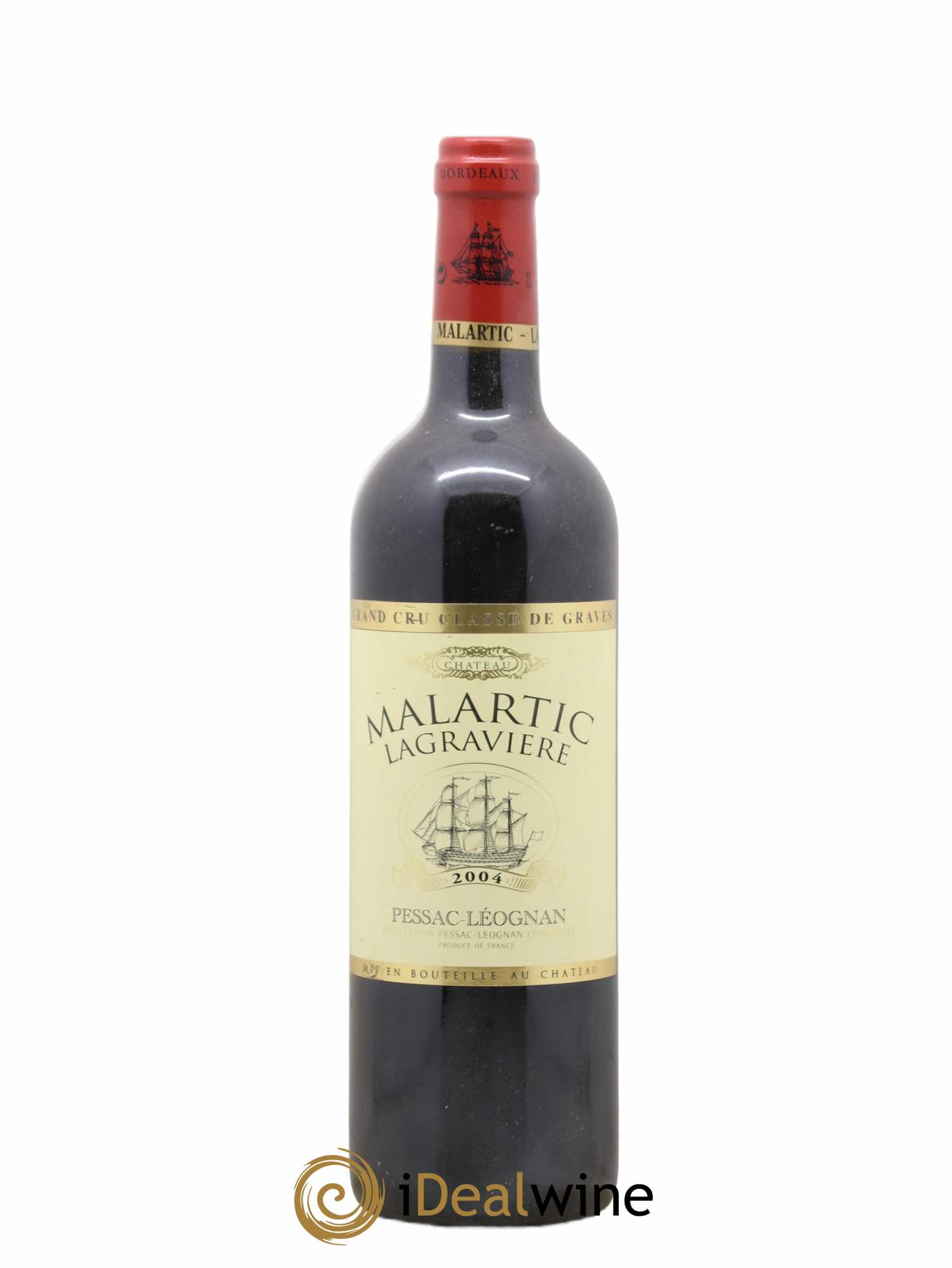 Château Malartic-Lagravière Cru Classé de Graves 2004 - Lot de 1 bouteille - 0