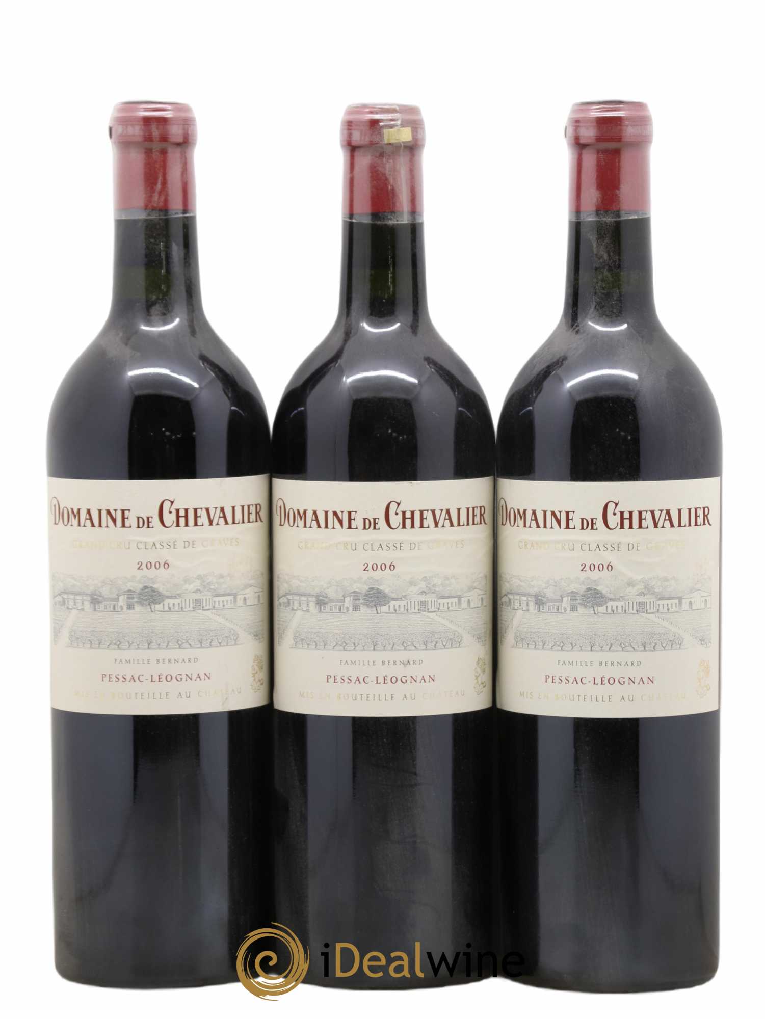 Domaine de Chevalier Cru Classé de Graves 2006 - Lot de 3 bouteilles - 0