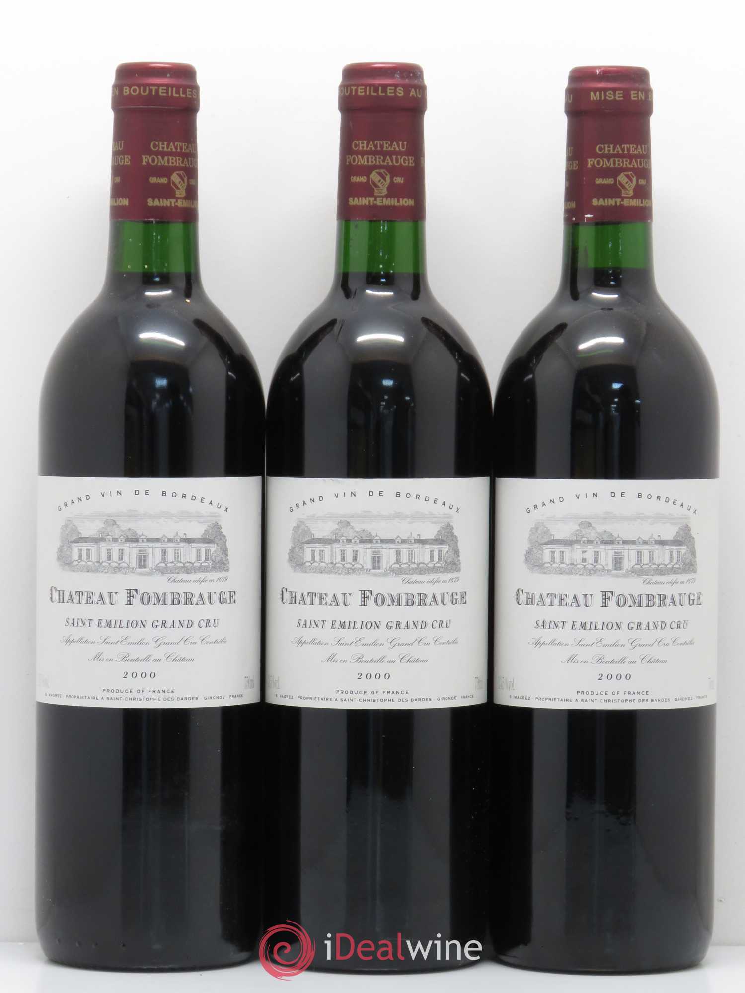 Château Fombrauge Grand Cru Classé 2000 - Lot de 6 bouteilles - 2