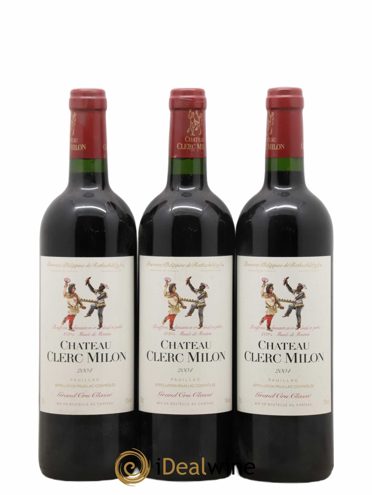 Château Clerc Milon 5ème Grand Cru Classé 2004 - Lot de 6 bouteilles - 2