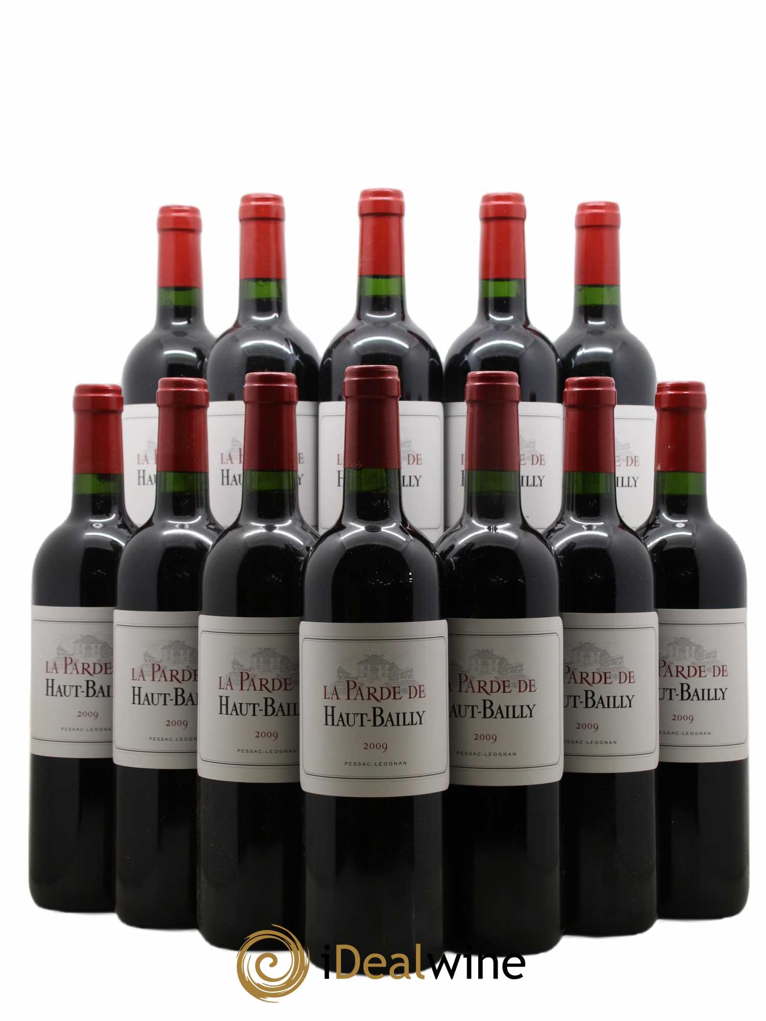 Haut Bailly II (Anciennement La Parde de Haut-Bailly) Second Vin 2009 - Lot de 12 bouteilles - 0