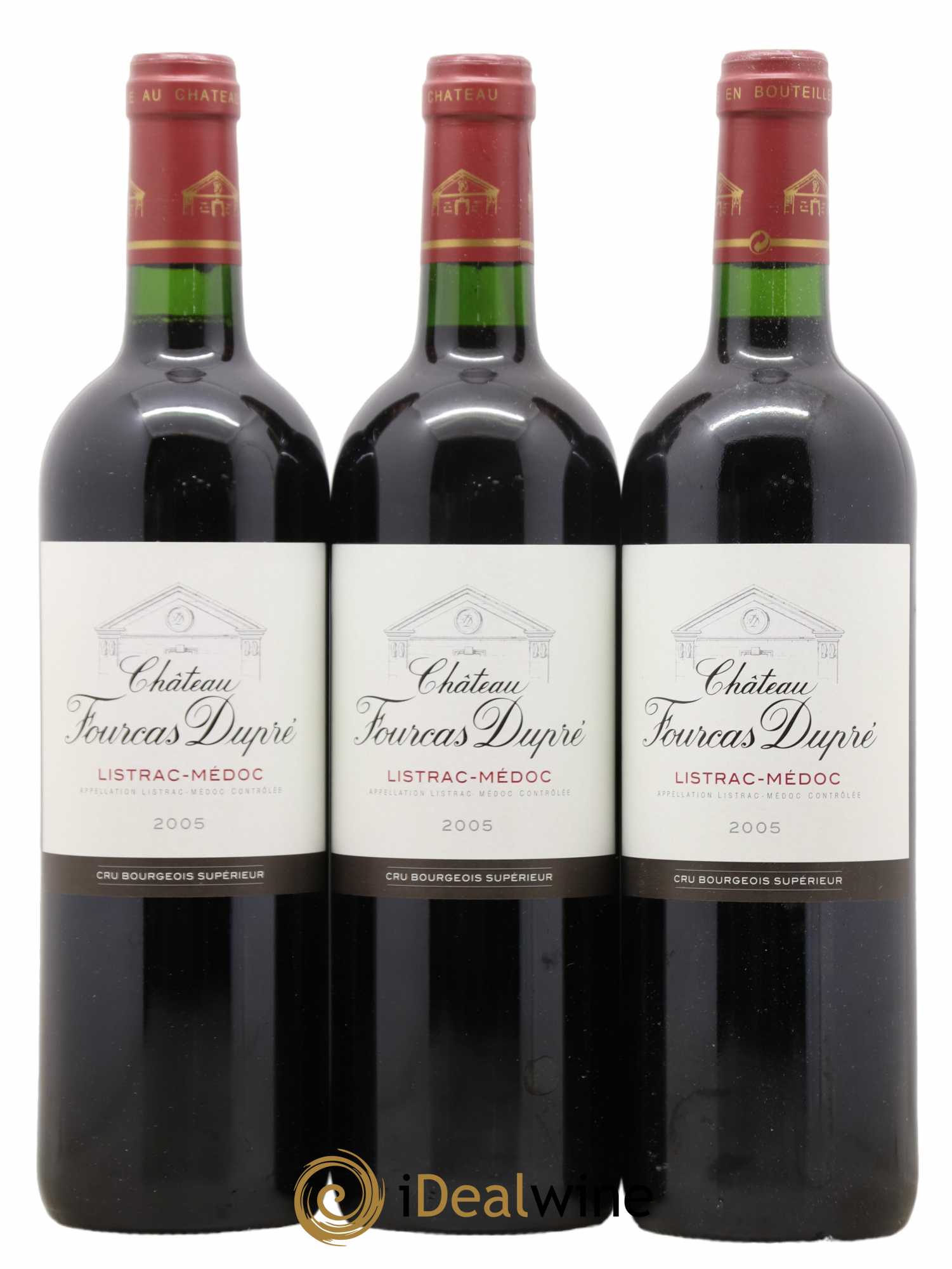 Château Fourcas Dupré 2005 - Lot de 3 bouteilles - 0