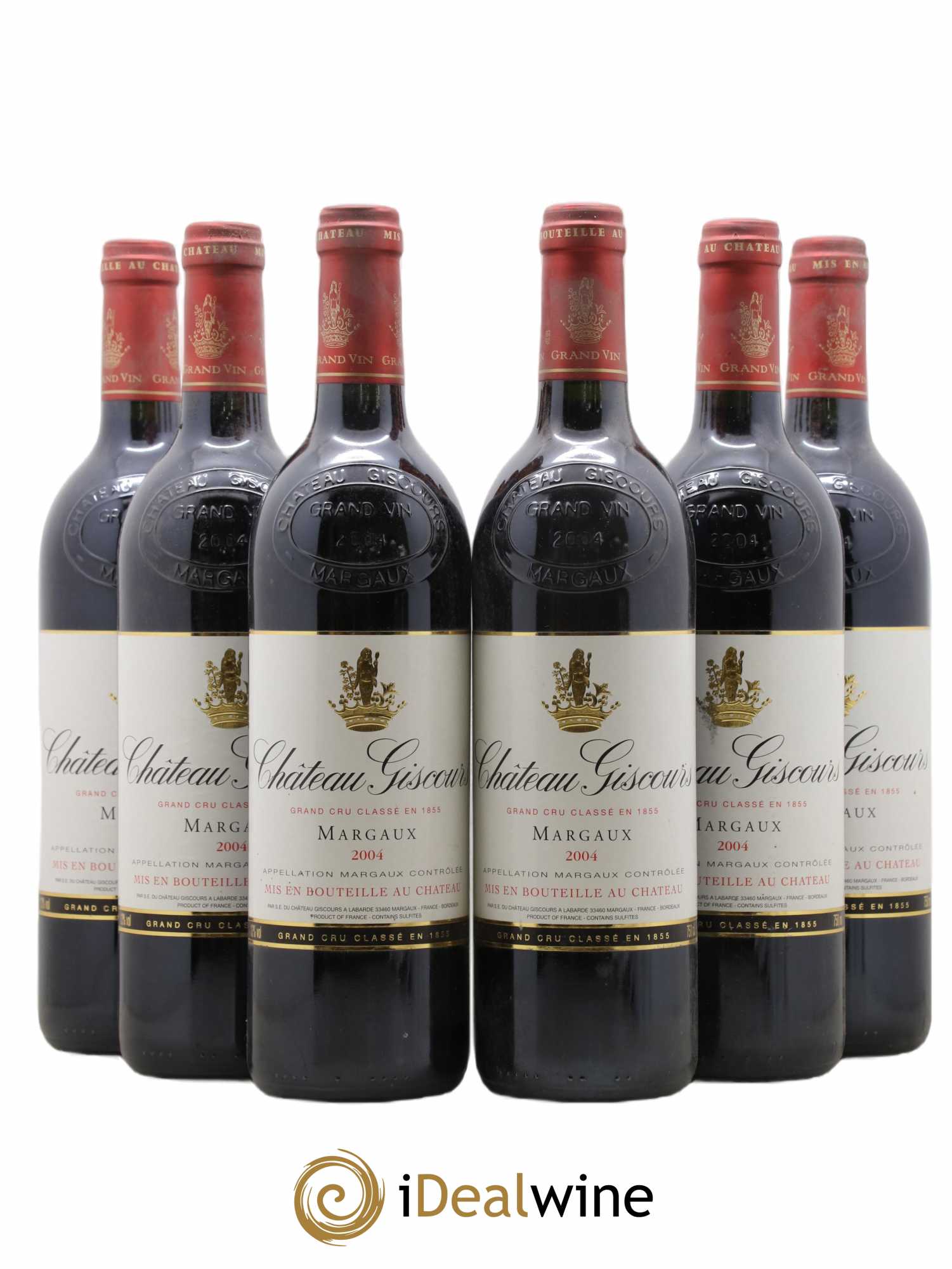 Château Giscours 3ème Grand Cru Classé 2004 - Lot de 6 bouteilles - 0