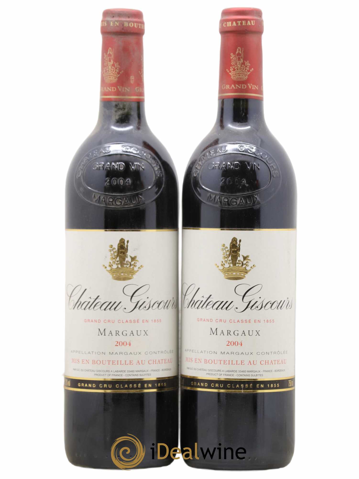 Château Giscours 3ème Grand Cru Classé 2004 - Lot de 2 bouteilles - 0