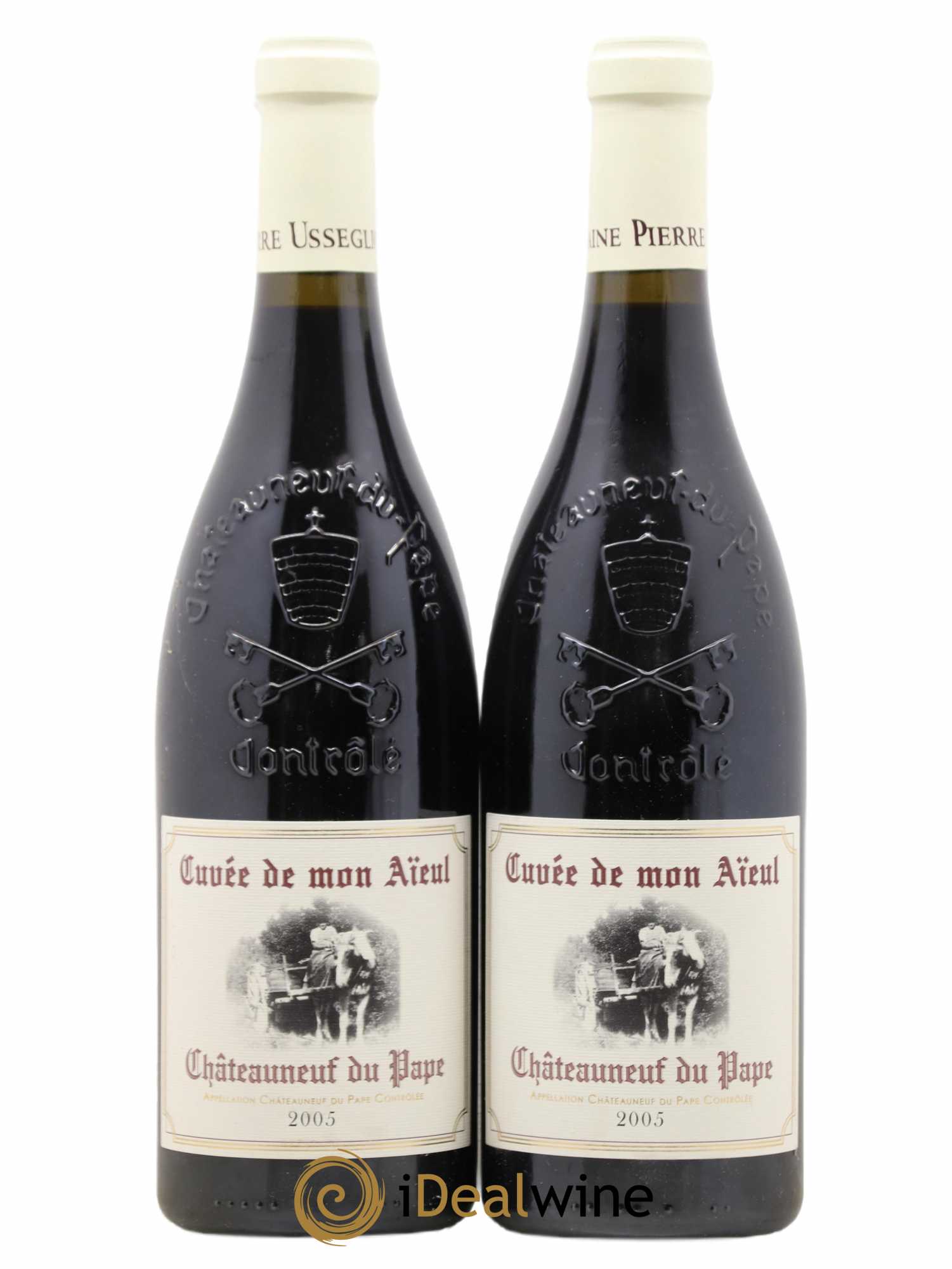 Châteauneuf-du-Pape Cuvée de mon Aïeul Pierre Usseglio & Fils 2005 - Lot de 2 bouteilles - 0