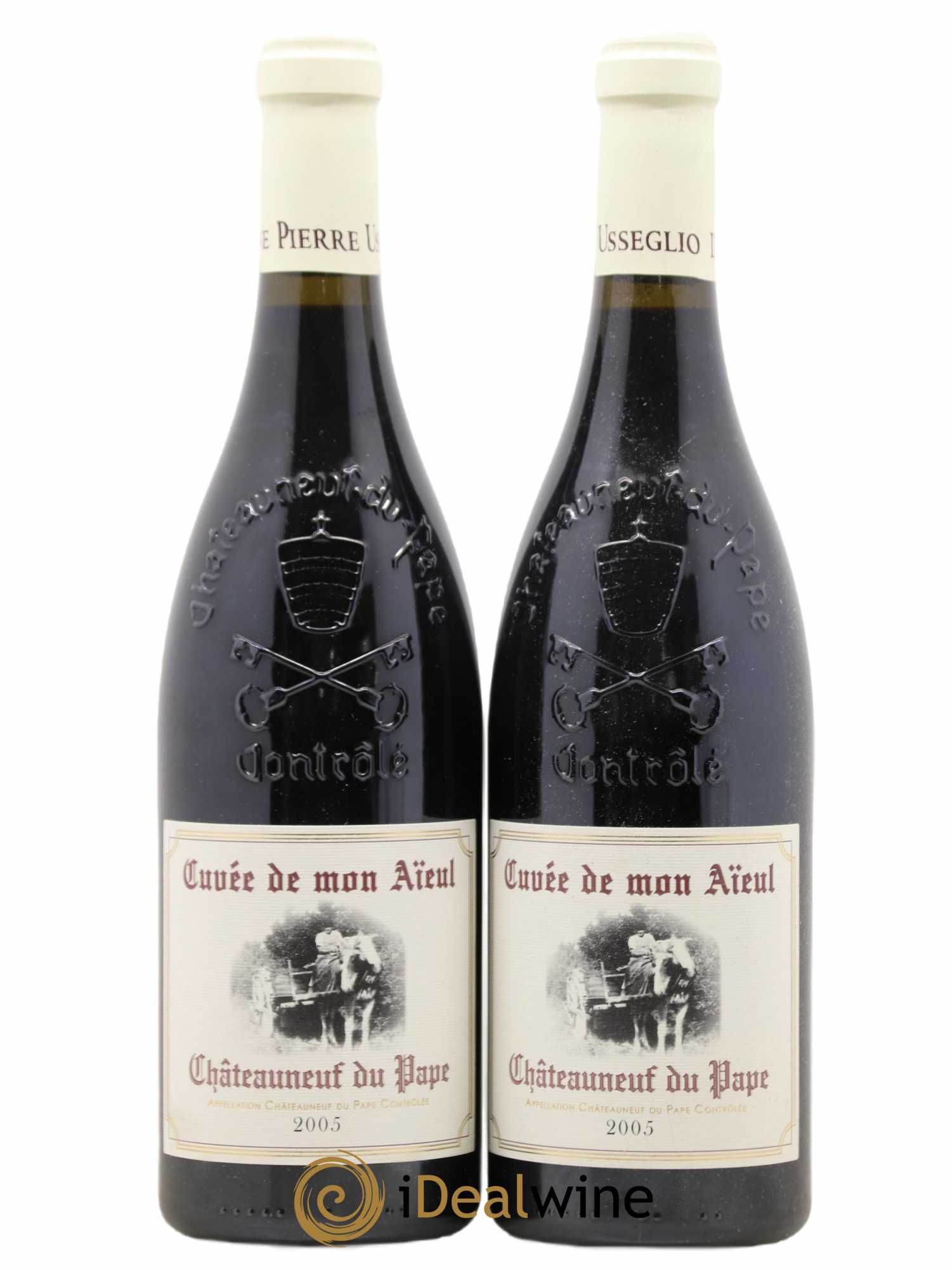 Châteauneuf-du-Pape Cuvée de mon Aïeul Pierre Usseglio & Fils 2005 - Lot de 2 bouteilles - 0