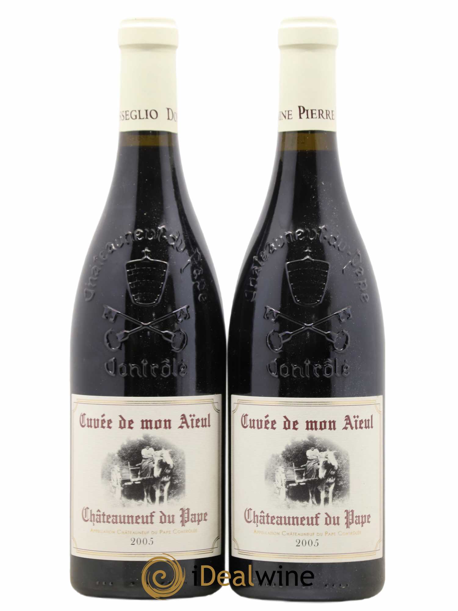 Châteauneuf-du-Pape Cuvée de mon Aïeul Pierre Usseglio & Fils 2005 - Lot de 2 bouteilles - 0