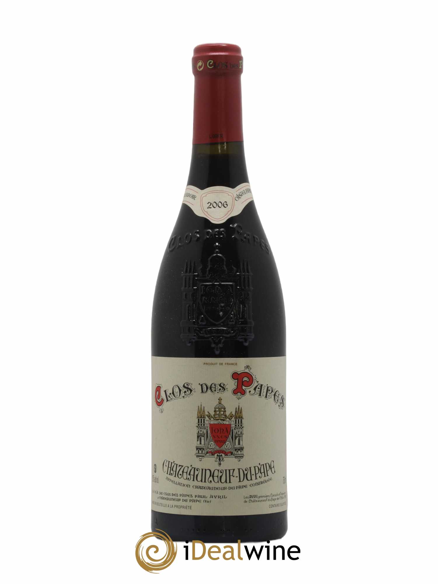 Châteauneuf-du-Pape Clos des Papes - Paul Avril 2006 - Lot de 1 bouteille - 0