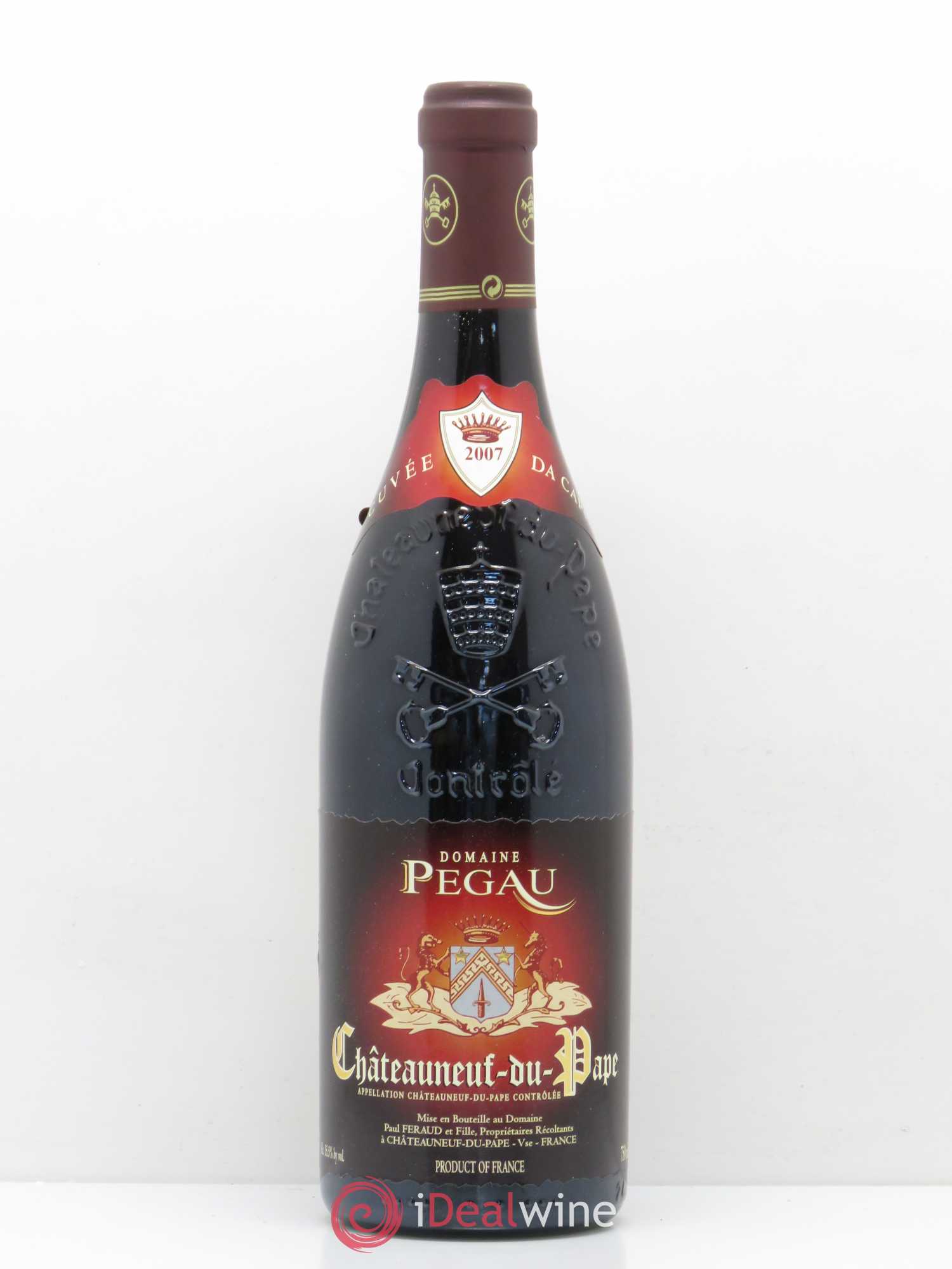 Châteauneuf-du-Pape Domaine du Pégau Cuvée Da Capo Paul et Laurence Féraud 2007 - Lot de 1 bouteille - 0