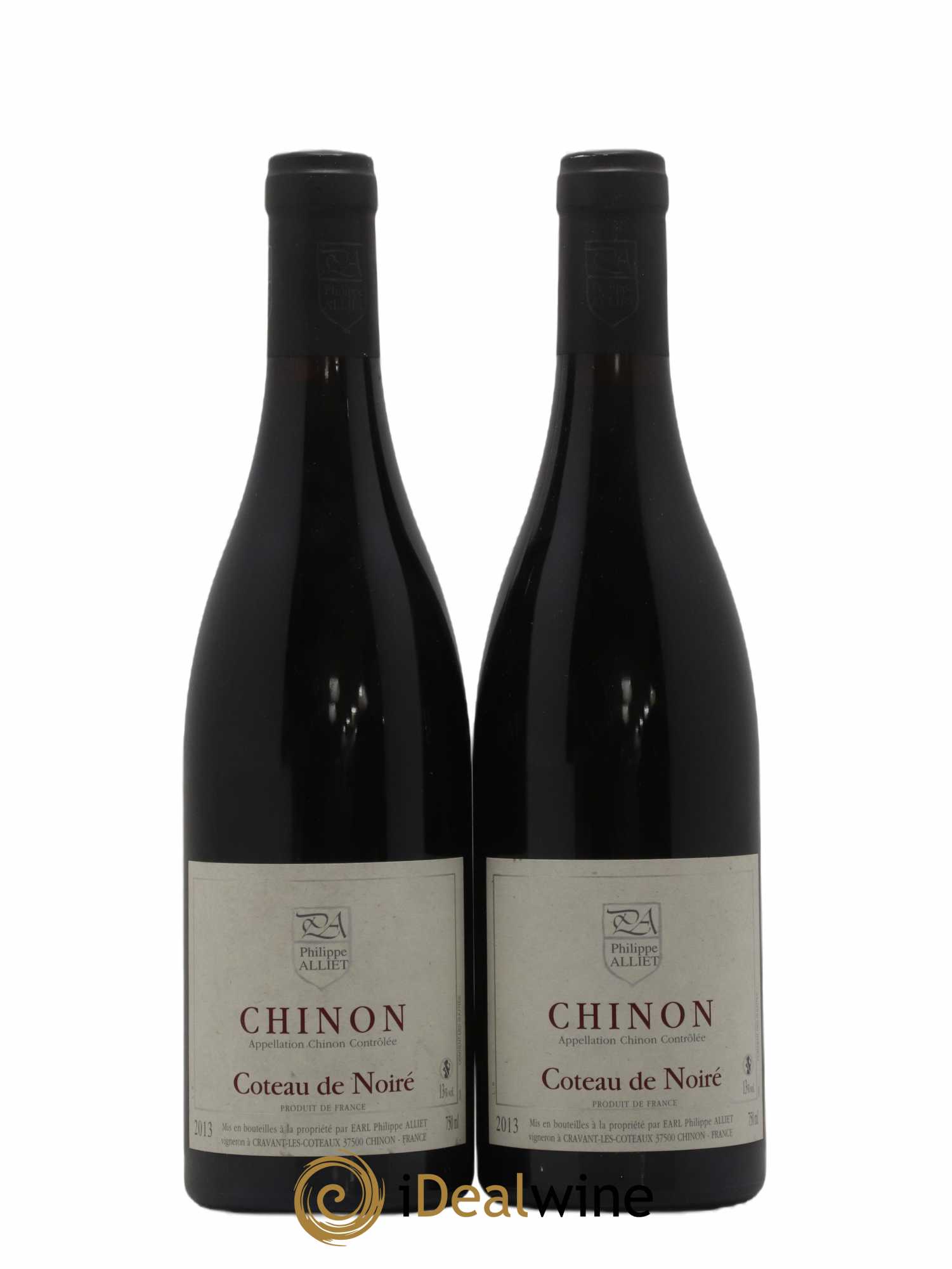 Chinon Coteau de Noiré Philippe Alliet 2013 - Lot de 2 bouteilles - 0