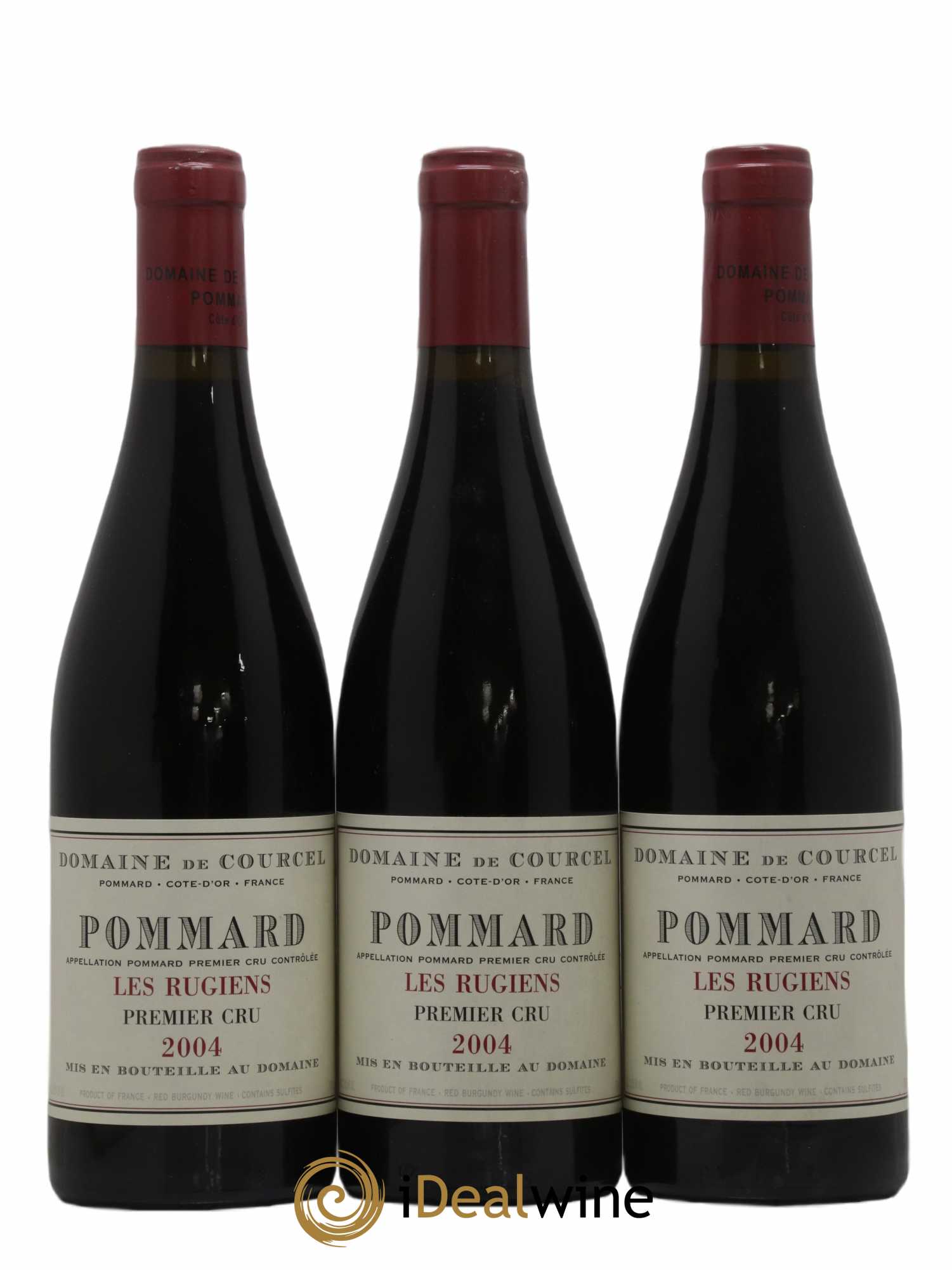 Pommard 1er Cru Les Rugiens de Courcel (Domaine) 2004 - Lot de 3 bouteilles - 0