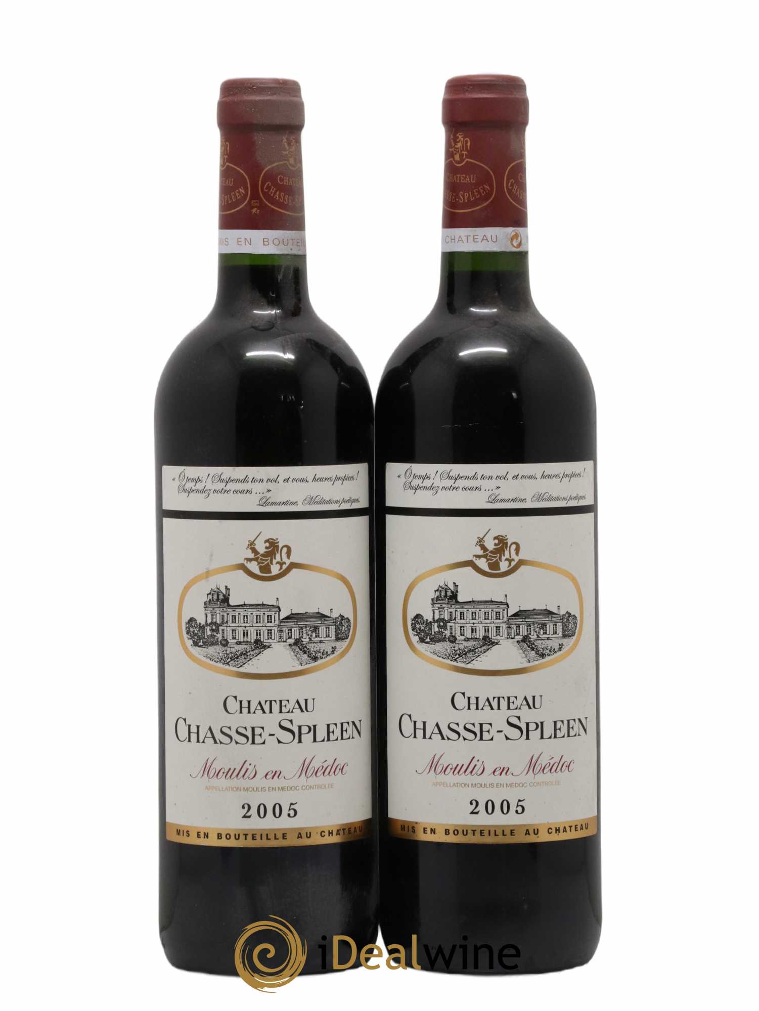 Château Chasse Spleen 2005 - Lot de 2 bouteilles - 0