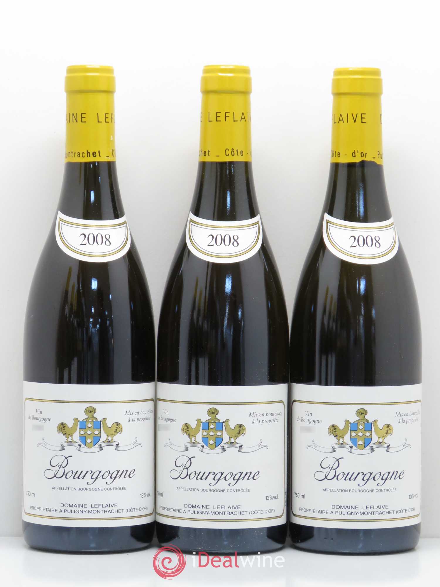 Bourgogne Domaine Leflaive 2008 - Lot de 6 bouteilles - 1