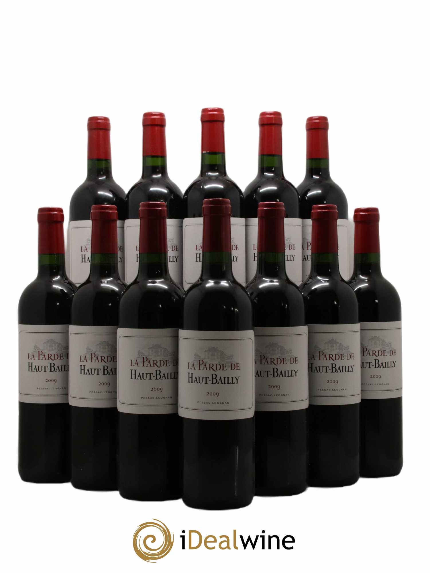 Haut Bailly II (Anciennement La Parde de Haut-Bailly) Second Vin 2009 - Posten von 12 Flaschen - 0