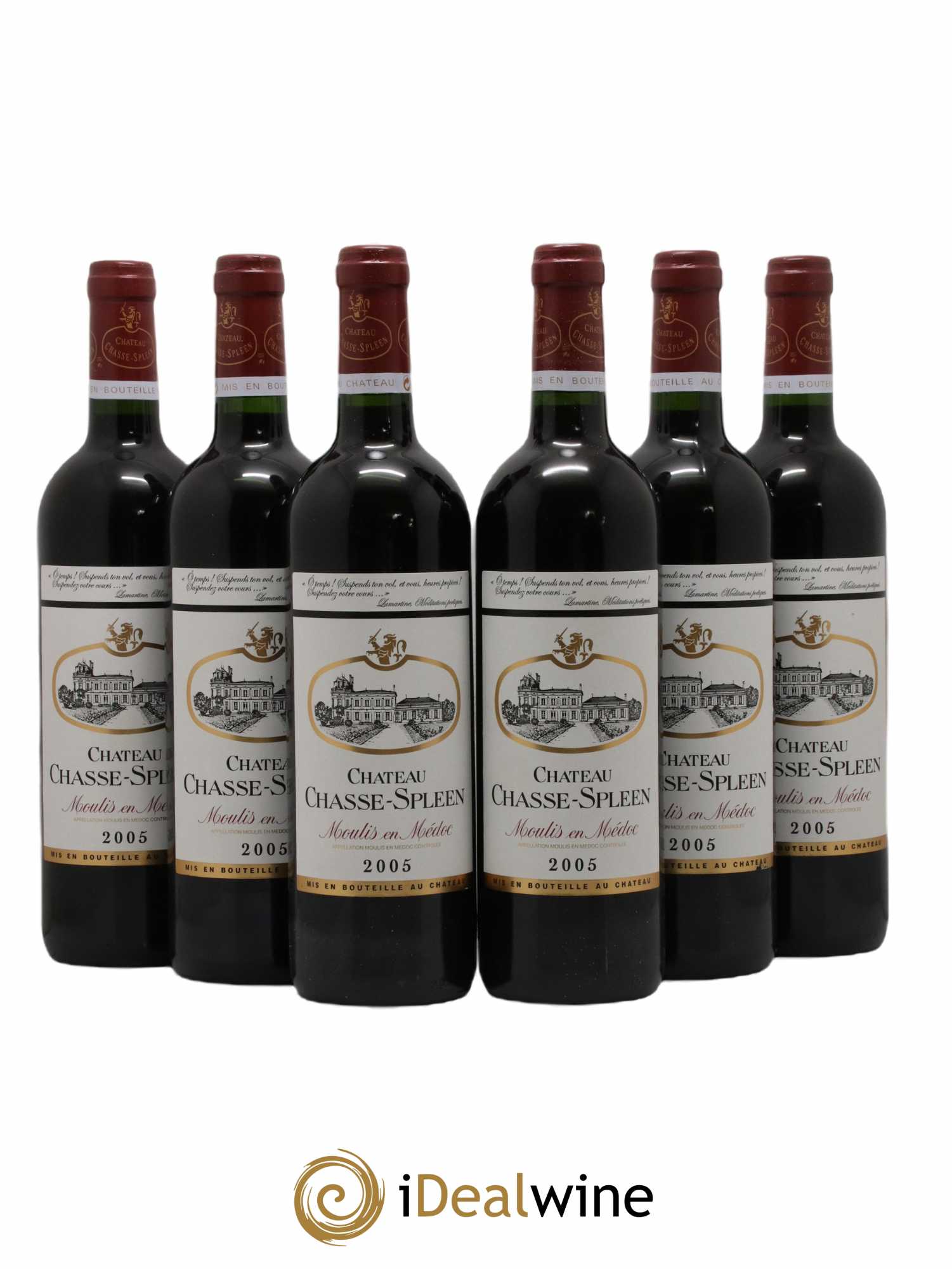 Château Chasse Spleen 2005 - Lot de 6 bouteilles - 0