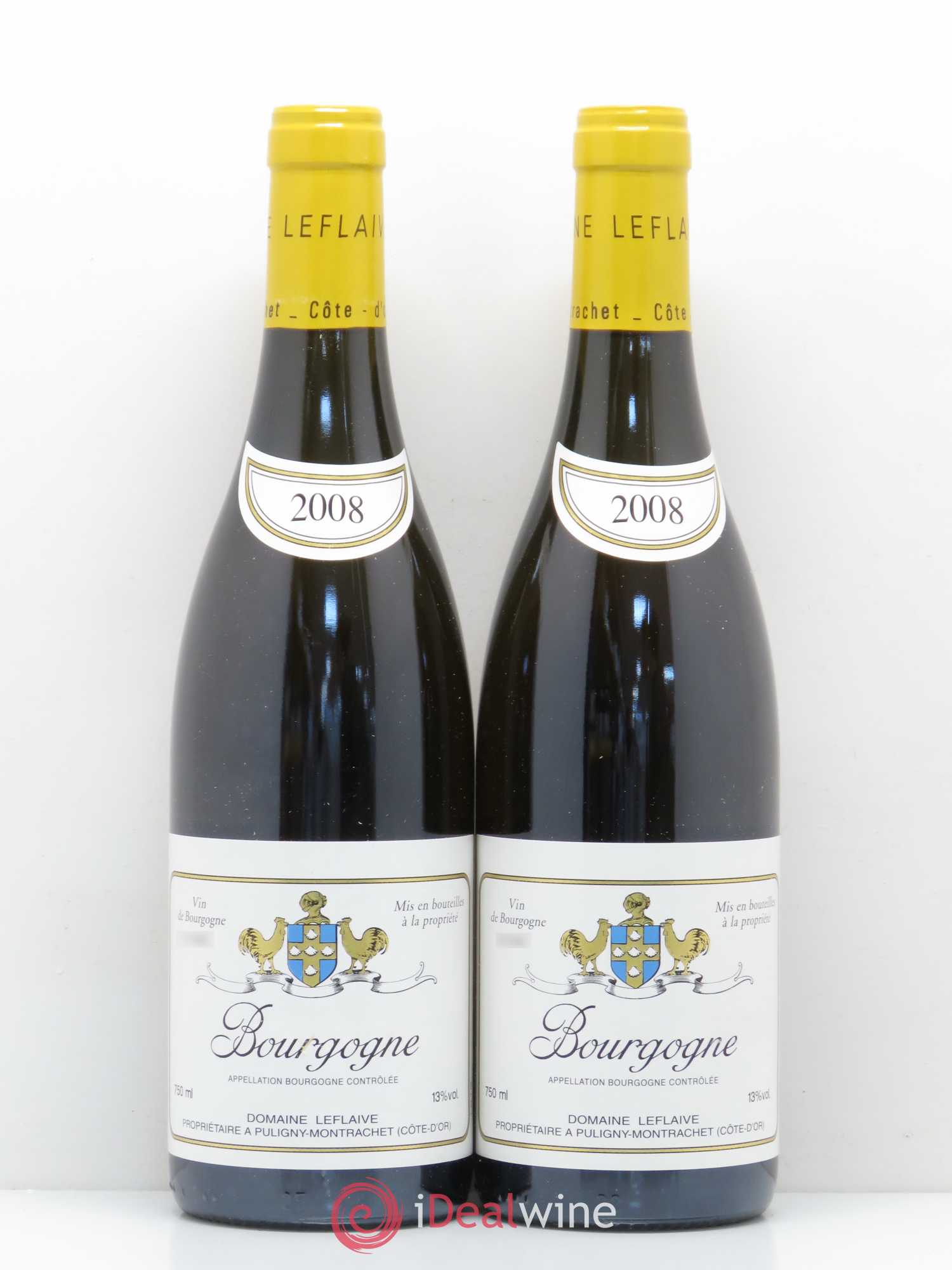 Bourgogne Domaine Leflaive 2008 - Lot de 2 bouteilles - 0