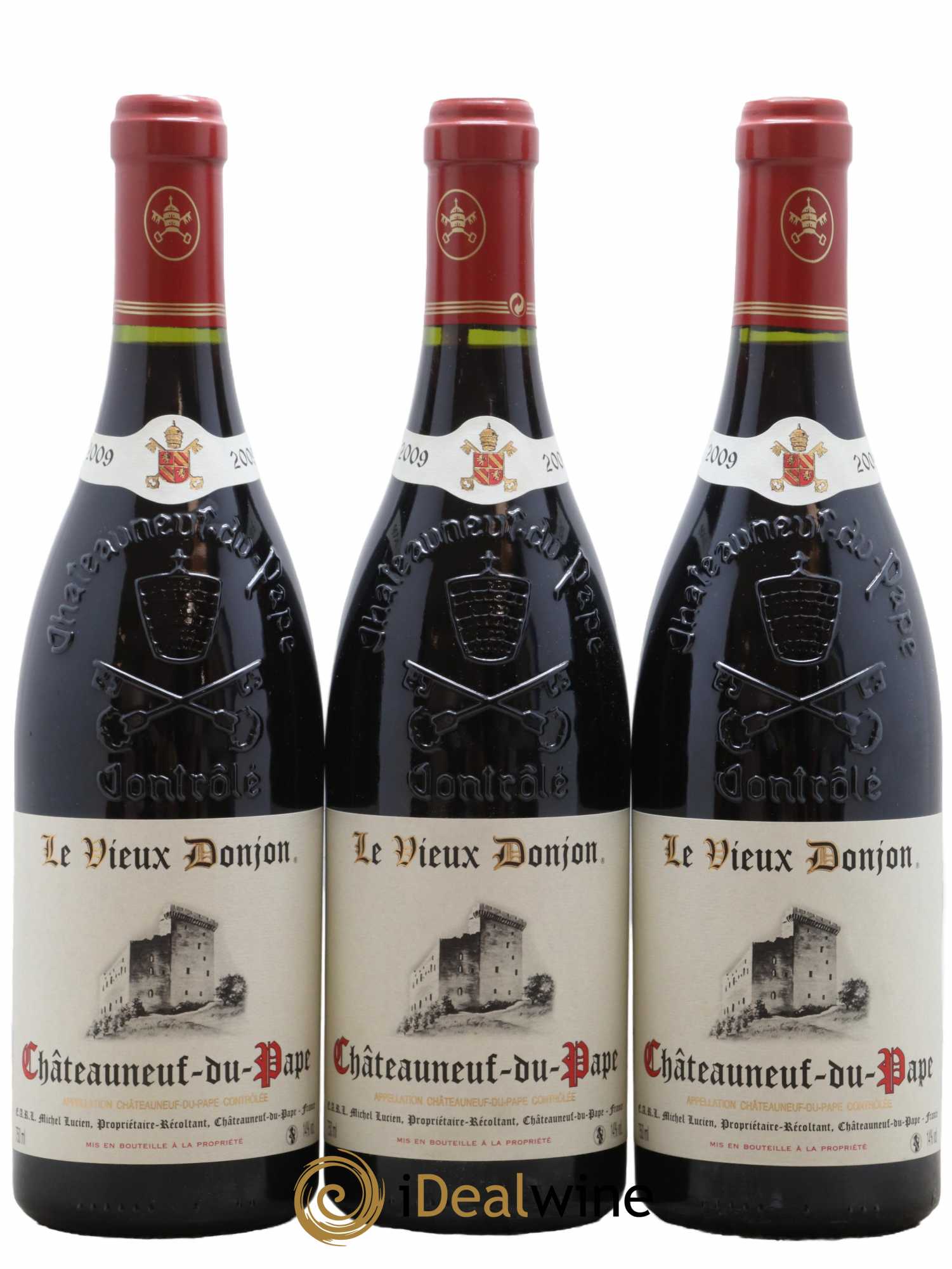 Châteauneuf-du-Pape Le Vieux Donjon Michel Lucien 2009 - Lot de 6 bouteilles - 2