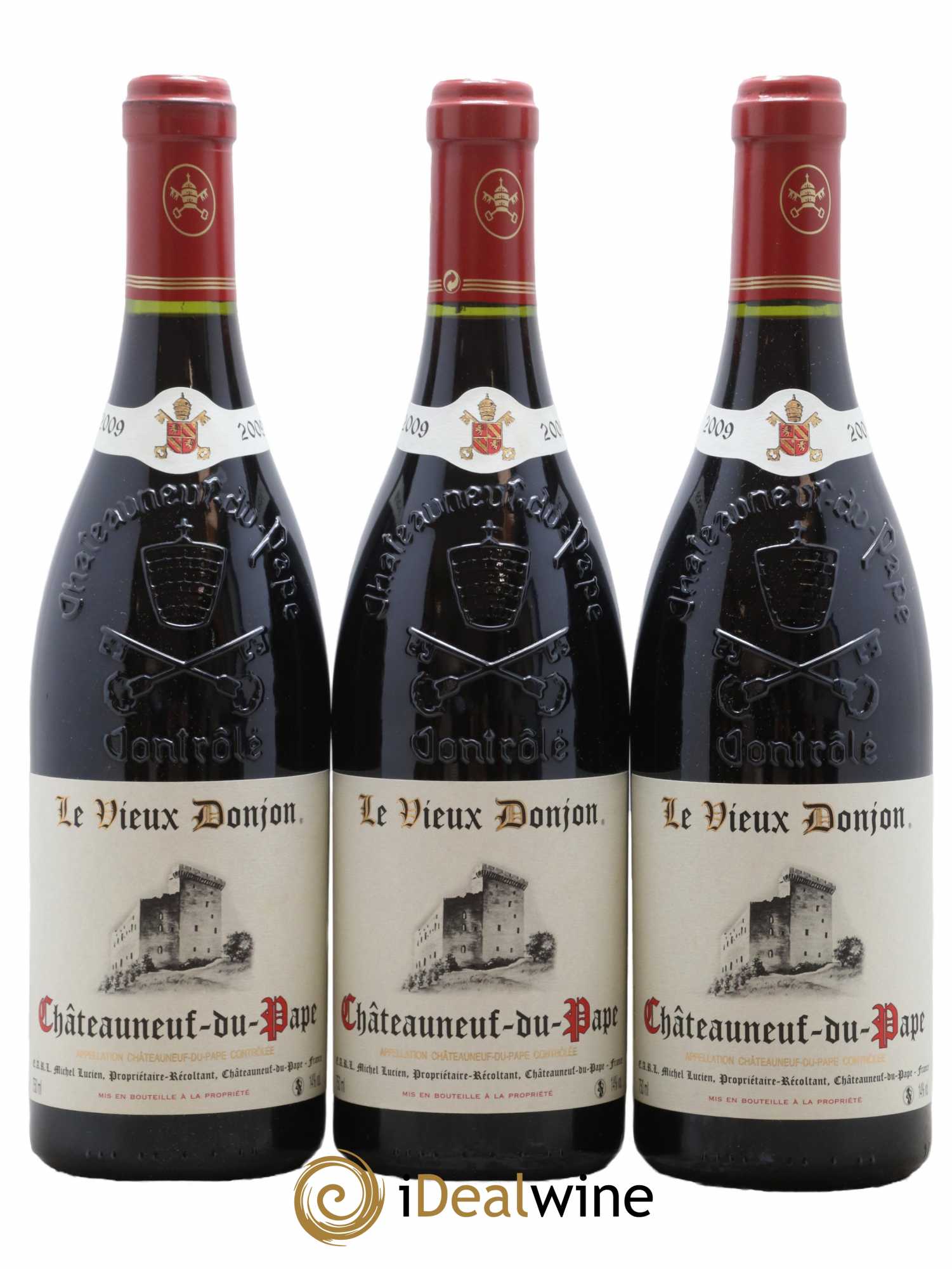 Châteauneuf-du-Pape Le Vieux Donjon Michel Lucien 2009 - Lot de 6 bouteilles - 2