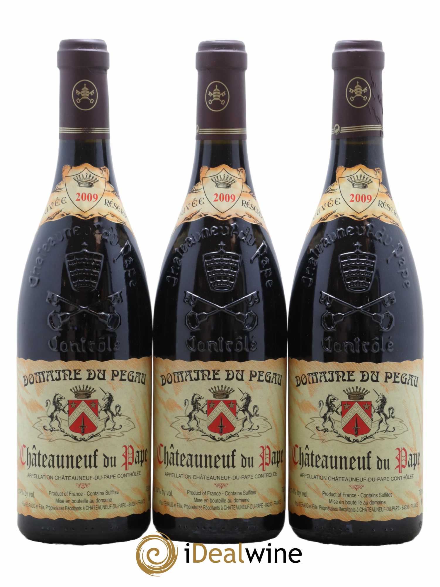 Châteauneuf-du-Pape Domaine du Pégau Cuvée Réservée Paul et Laurence Féraud 2009 - Lot de 6 bouteilles - 1