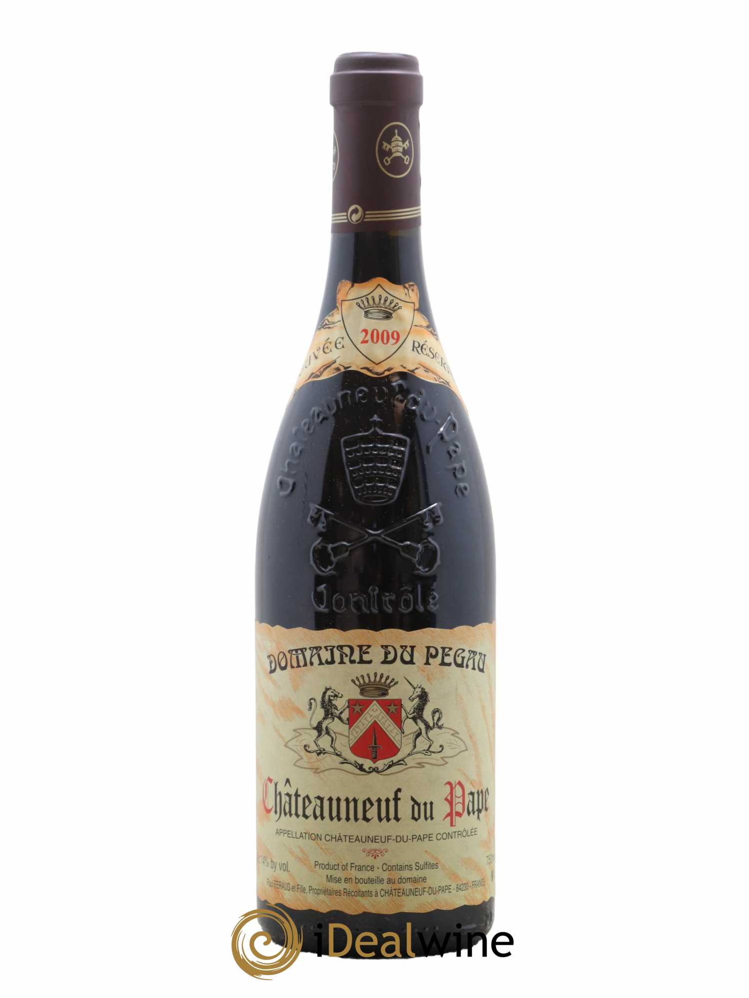 Châteauneuf-du-Pape Domaine du Pégau Cuvée Réservée Paul et Laurence Féraud 2009 - Lot de 1 bouteille - 0