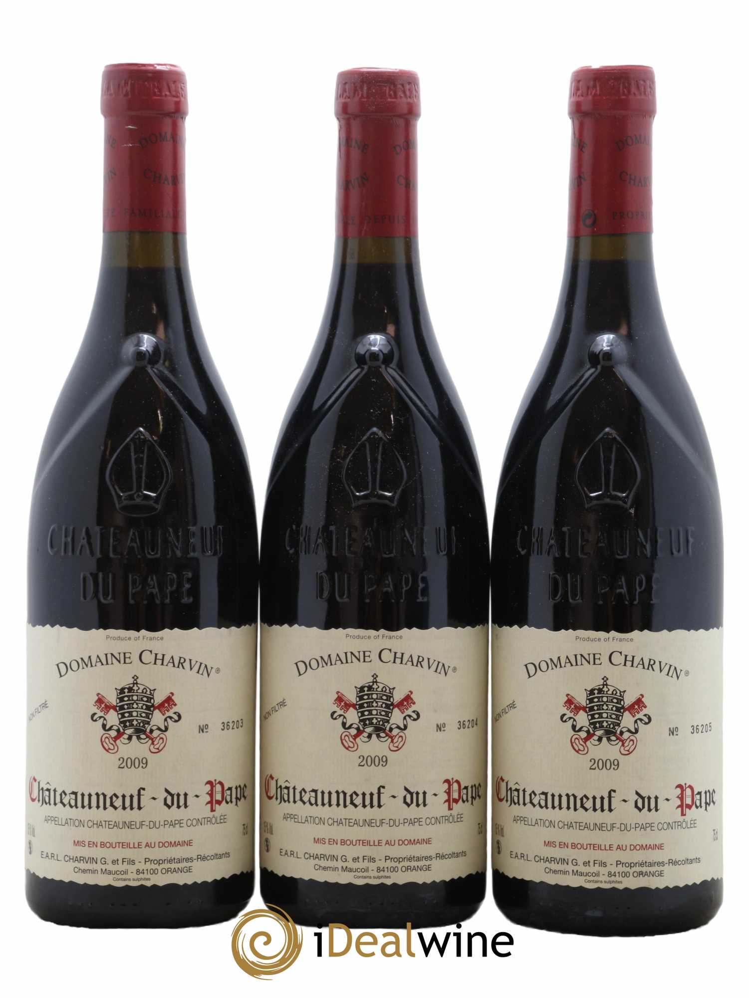 Châteauneuf-du-Pape Charvin (Domaine) 2009 - Lot de 6 bouteilles - 1