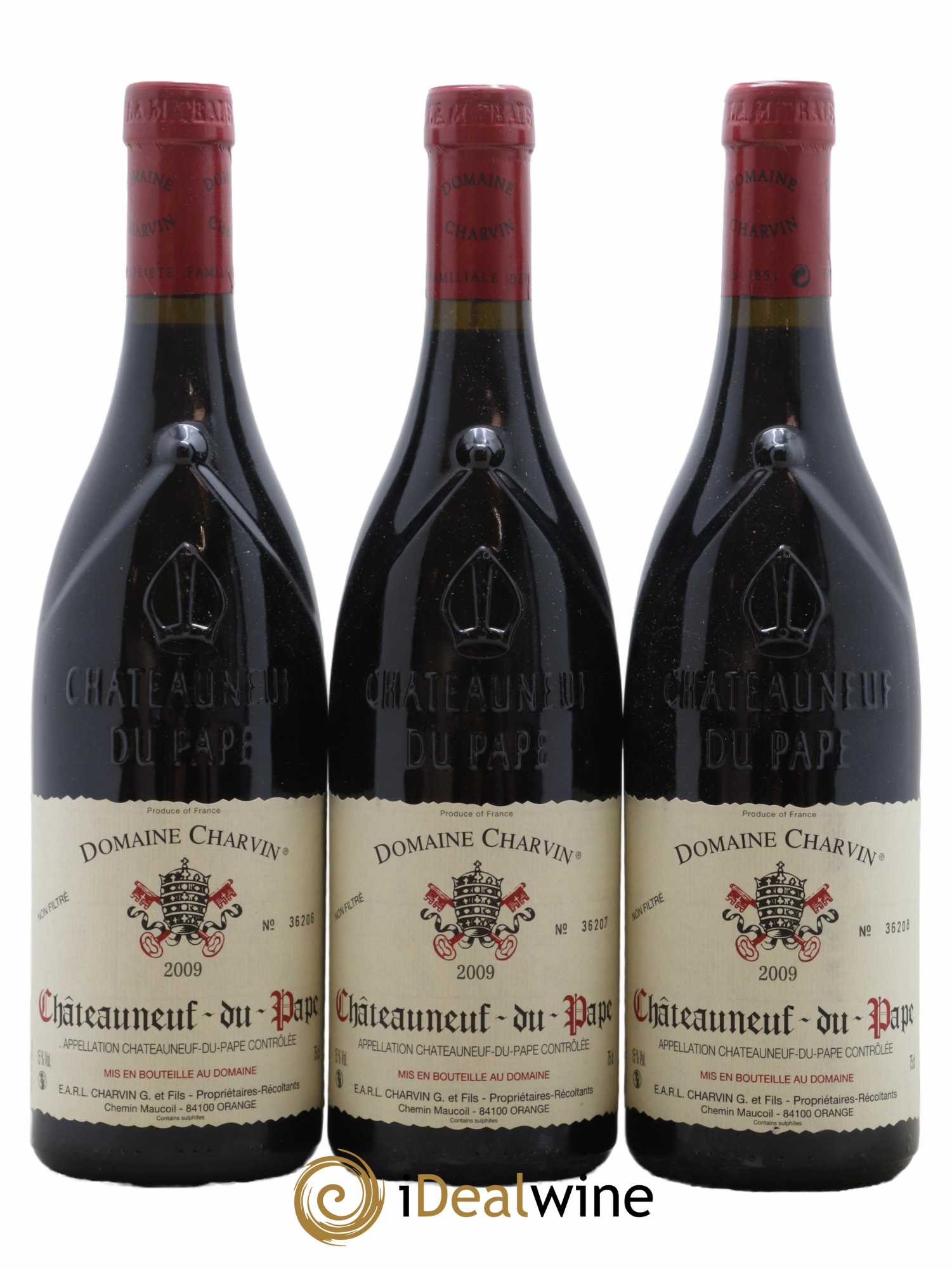 Châteauneuf-du-Pape Charvin (Domaine) 2009 - Lot de 6 bouteilles - 2