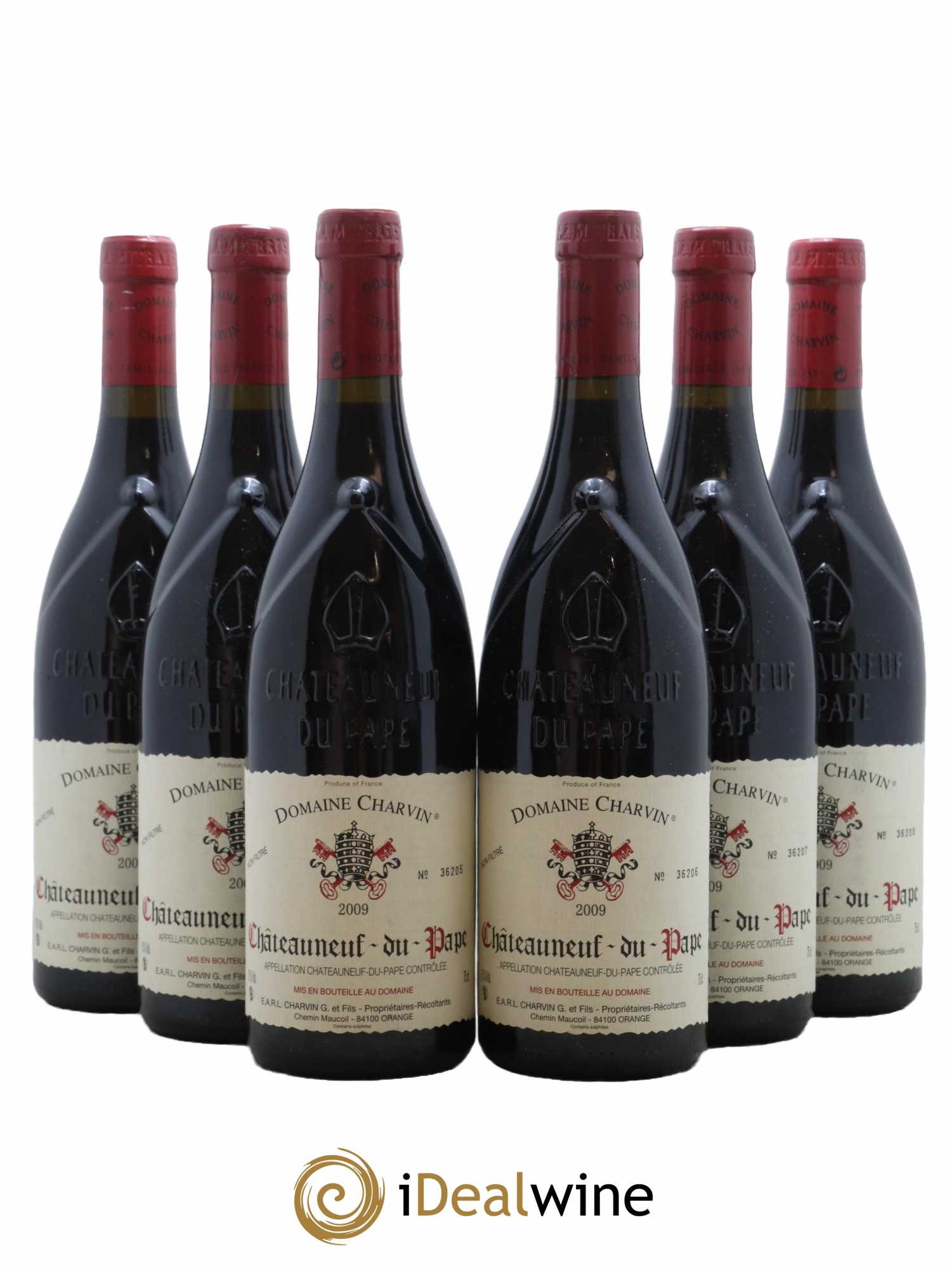 Châteauneuf-du-Pape Charvin (Domaine) 2009 - Lot de 6 bouteilles - 0