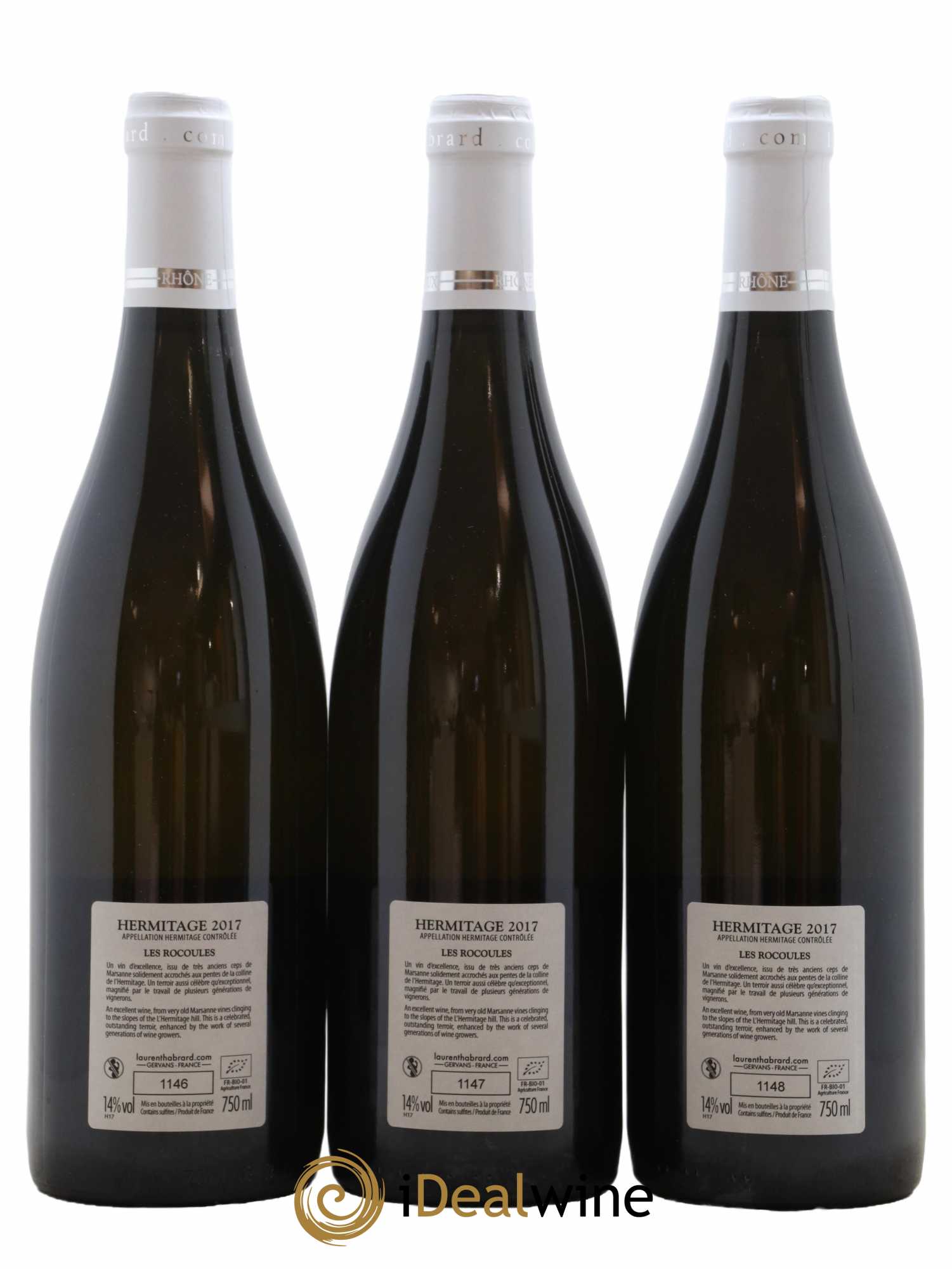 Hermitage Les Rocoules Domaine Laurent Habrard 2017 - Lot de 6 bouteilles - 2