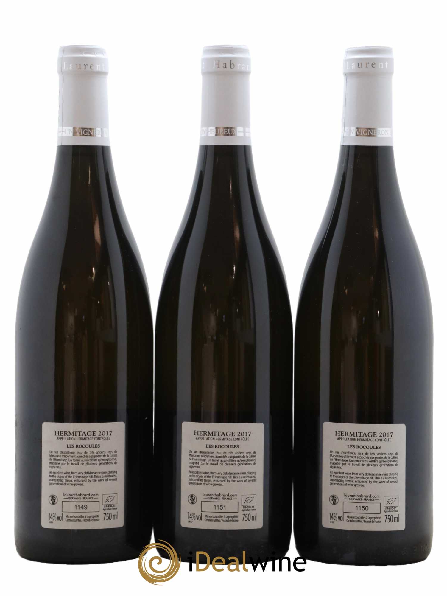 Hermitage Les Rocoules Domaine Laurent Habrard 2017 - Lot de 6 bouteilles - 4