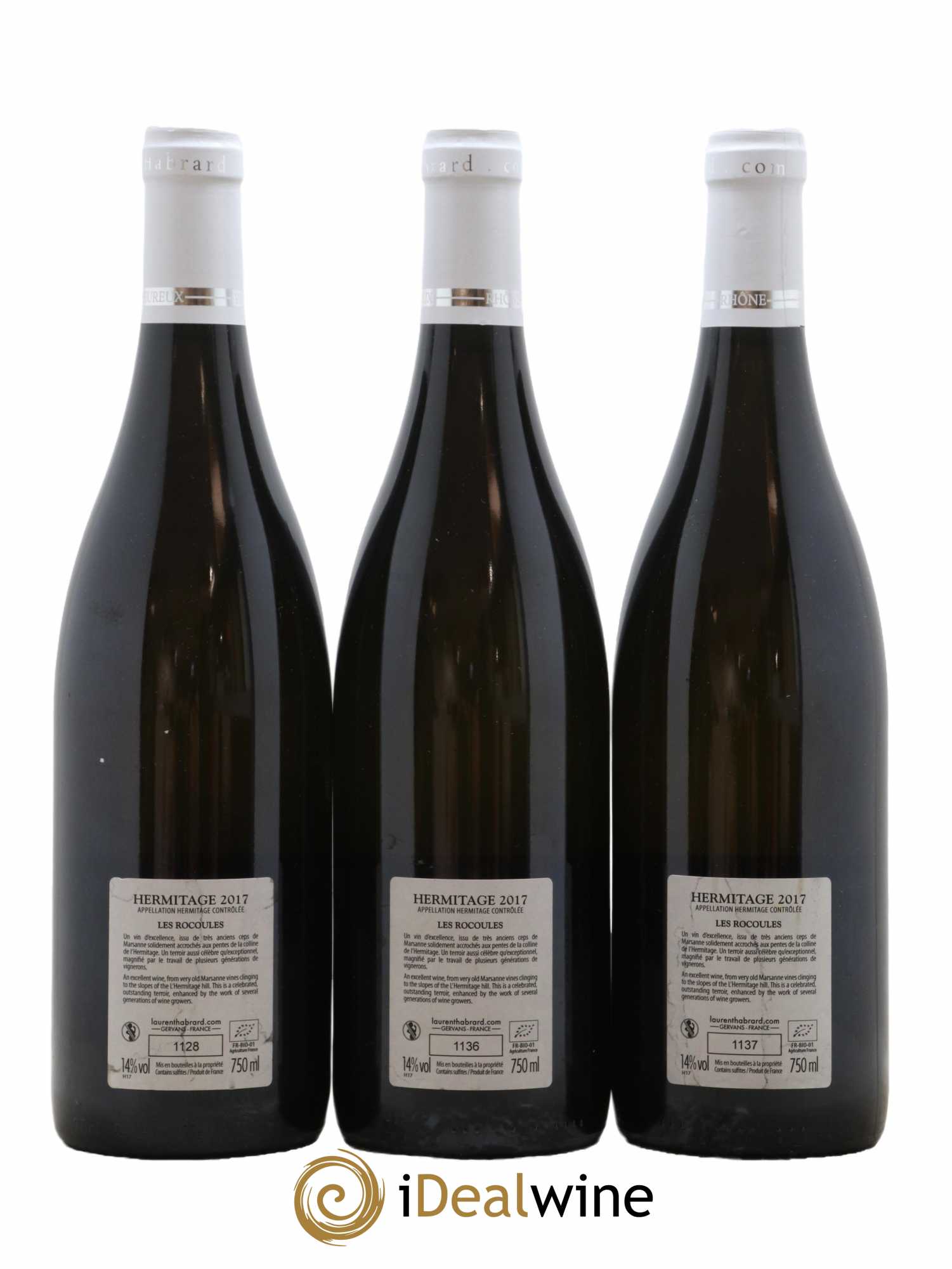 Hermitage Les Rocoules Domaine Laurent Habrard 2017 - Lot de 3 bouteilles - 1