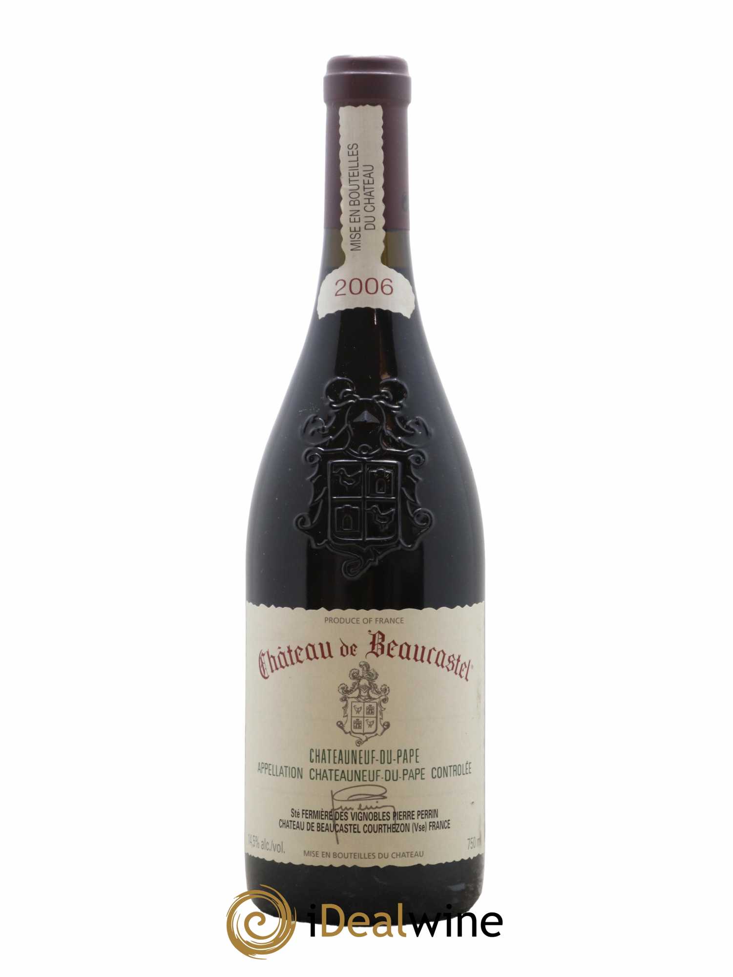 Châteauneuf-du-Pape Château de Beaucastel Famille Perrin 2006 - Lot de 1 bouteille - 0