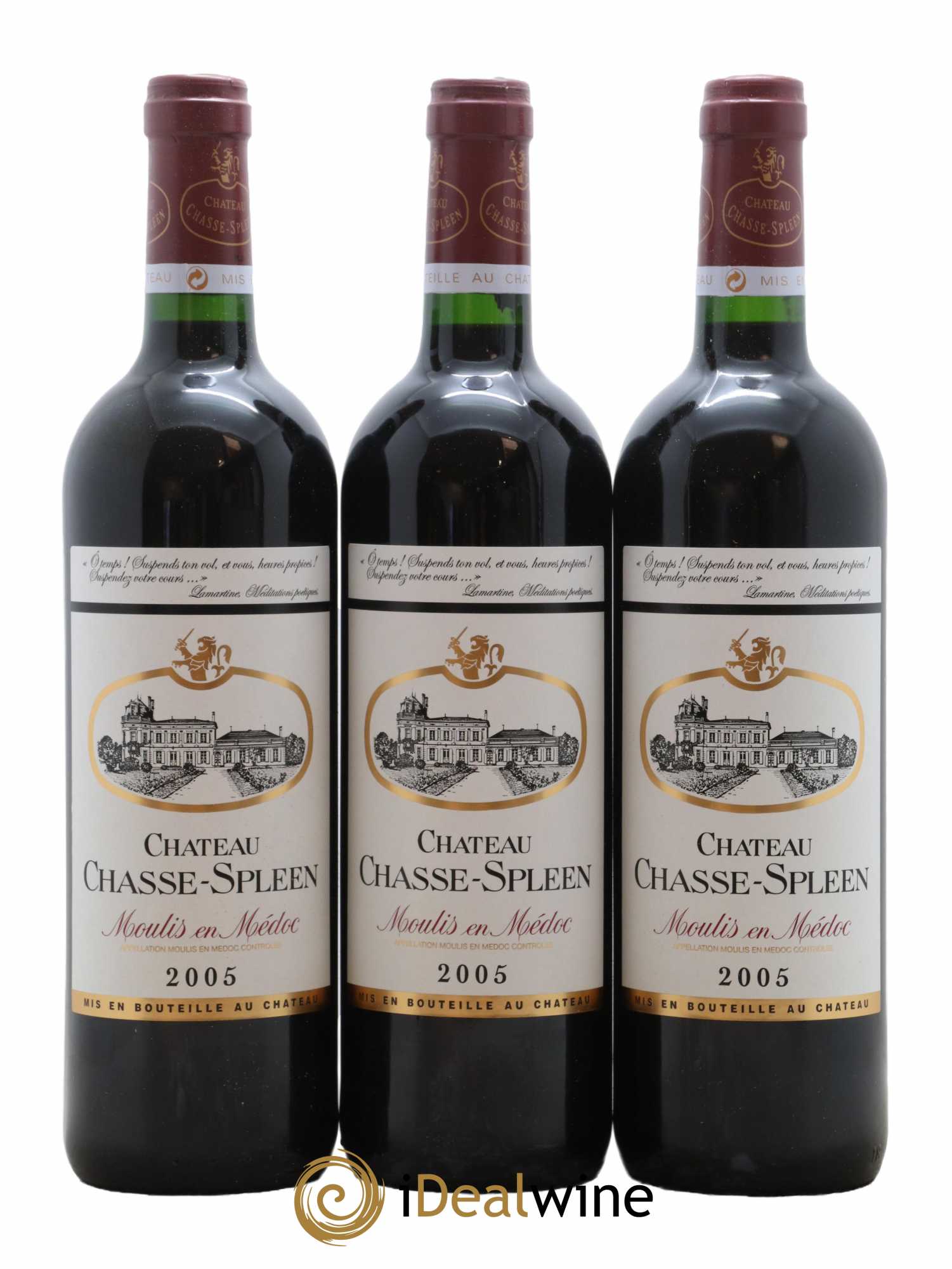 Château Chasse Spleen 2005 - Lot de 6 bouteilles - 1