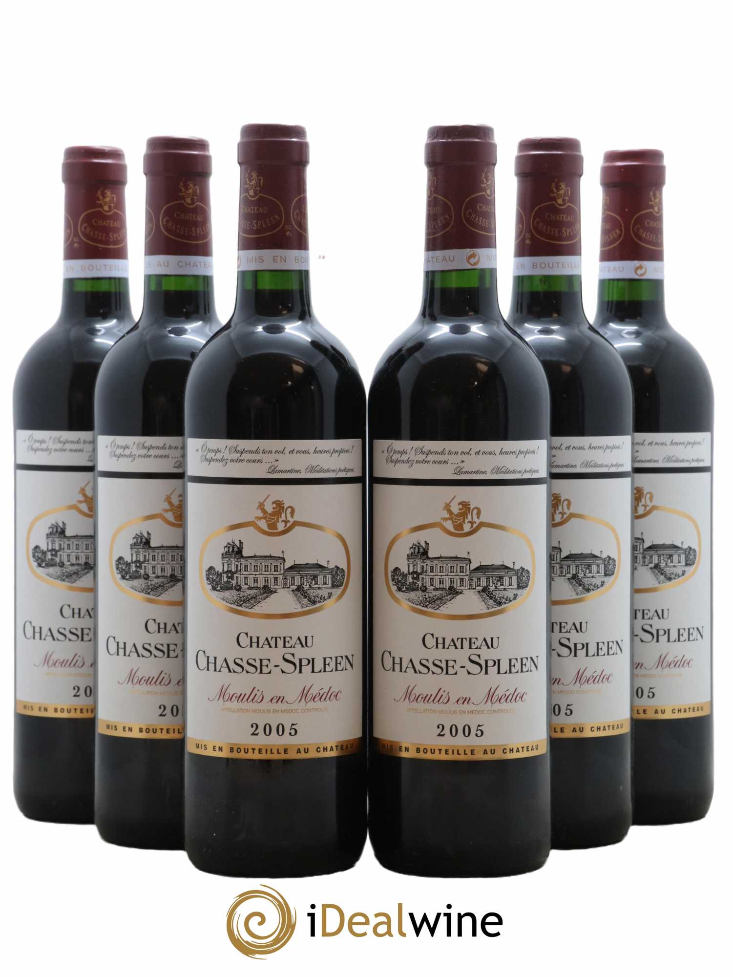 Château Chasse Spleen 2005 - Lot de 6 bouteilles - 0