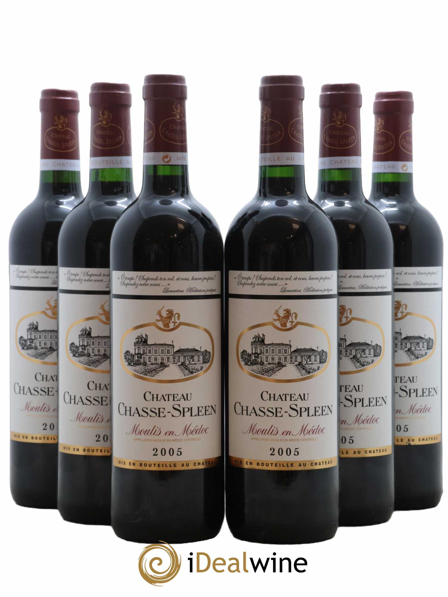 Château Chasse Spleen 2005 - Lot de 6 bouteilles - 0