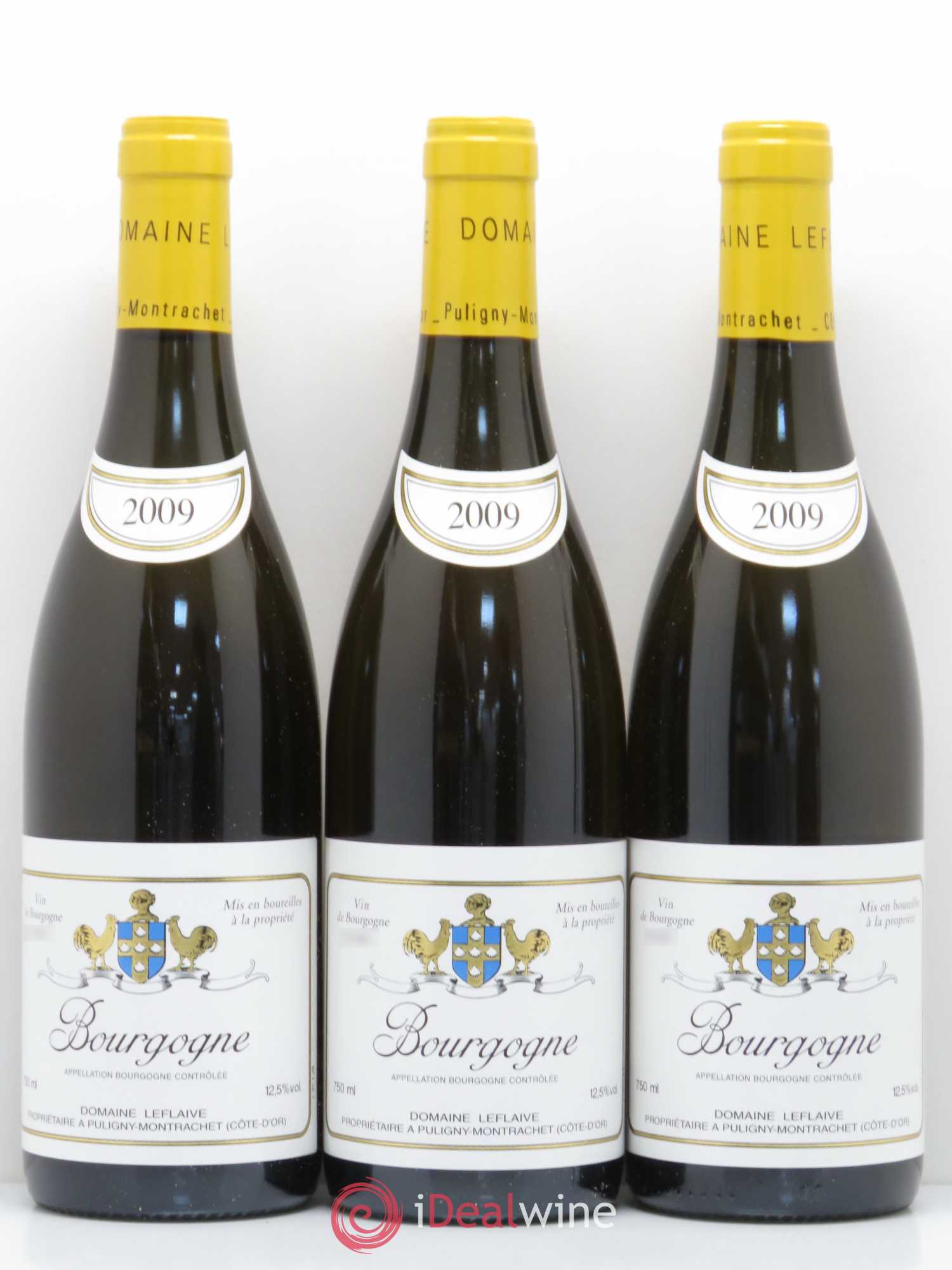 Bourgogne Domaine Leflaive 2009 - Lot de 3 bouteilles - 0