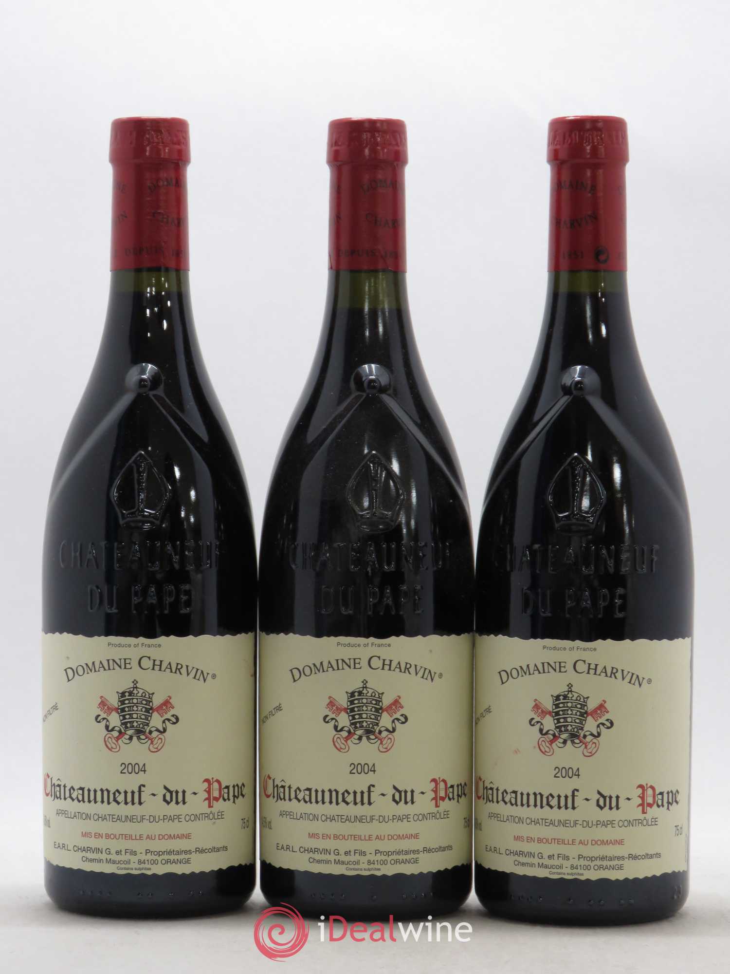 Châteauneuf-du-Pape Charvin (Domaine) 2004 - Lot de 3 bouteilles - 0