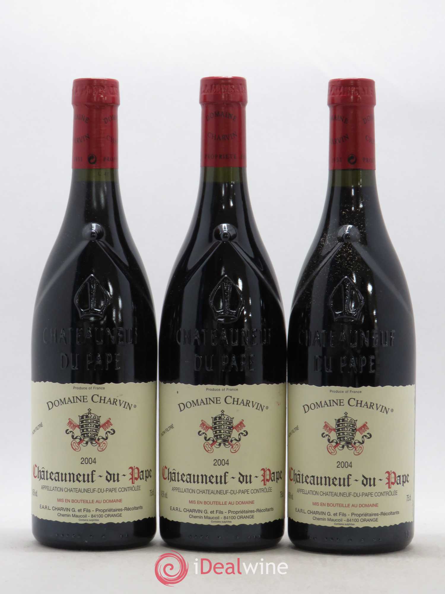 Châteauneuf-du-Pape Charvin (Domaine) 2004 - Lot de 3 bouteilles - 0