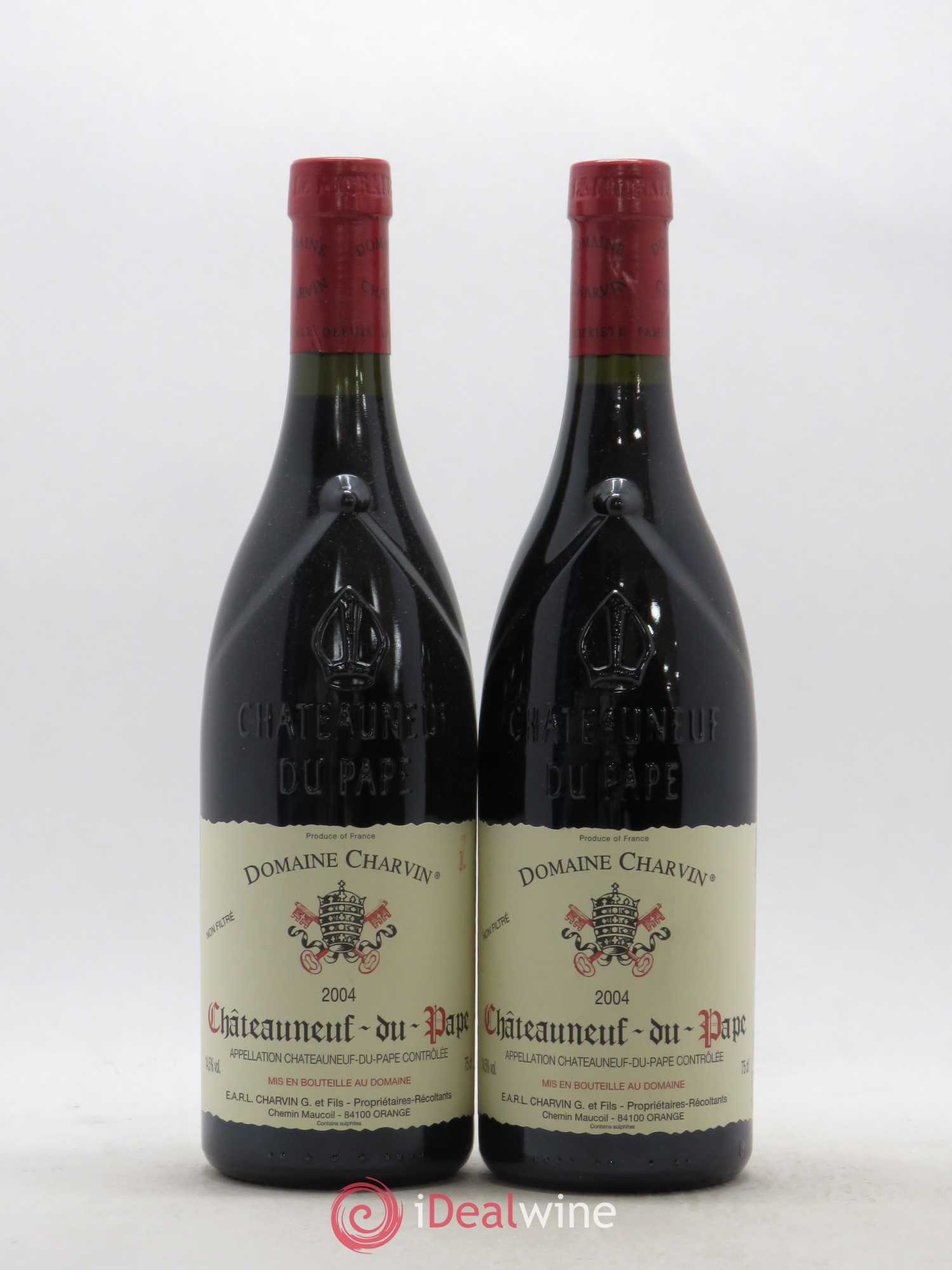 Châteauneuf-du-Pape Charvin (Domaine) 2004 - Lot de 2 bouteilles - 0