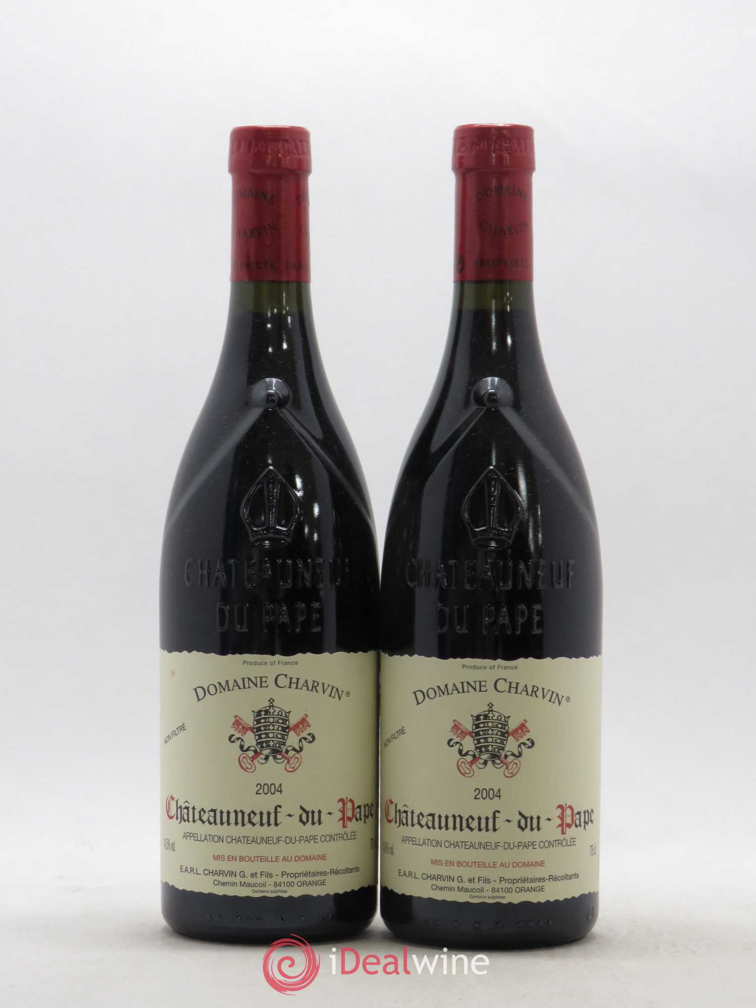 Châteauneuf-du-Pape Charvin (Domaine) 2004 - Lot de 2 bouteilles - 0