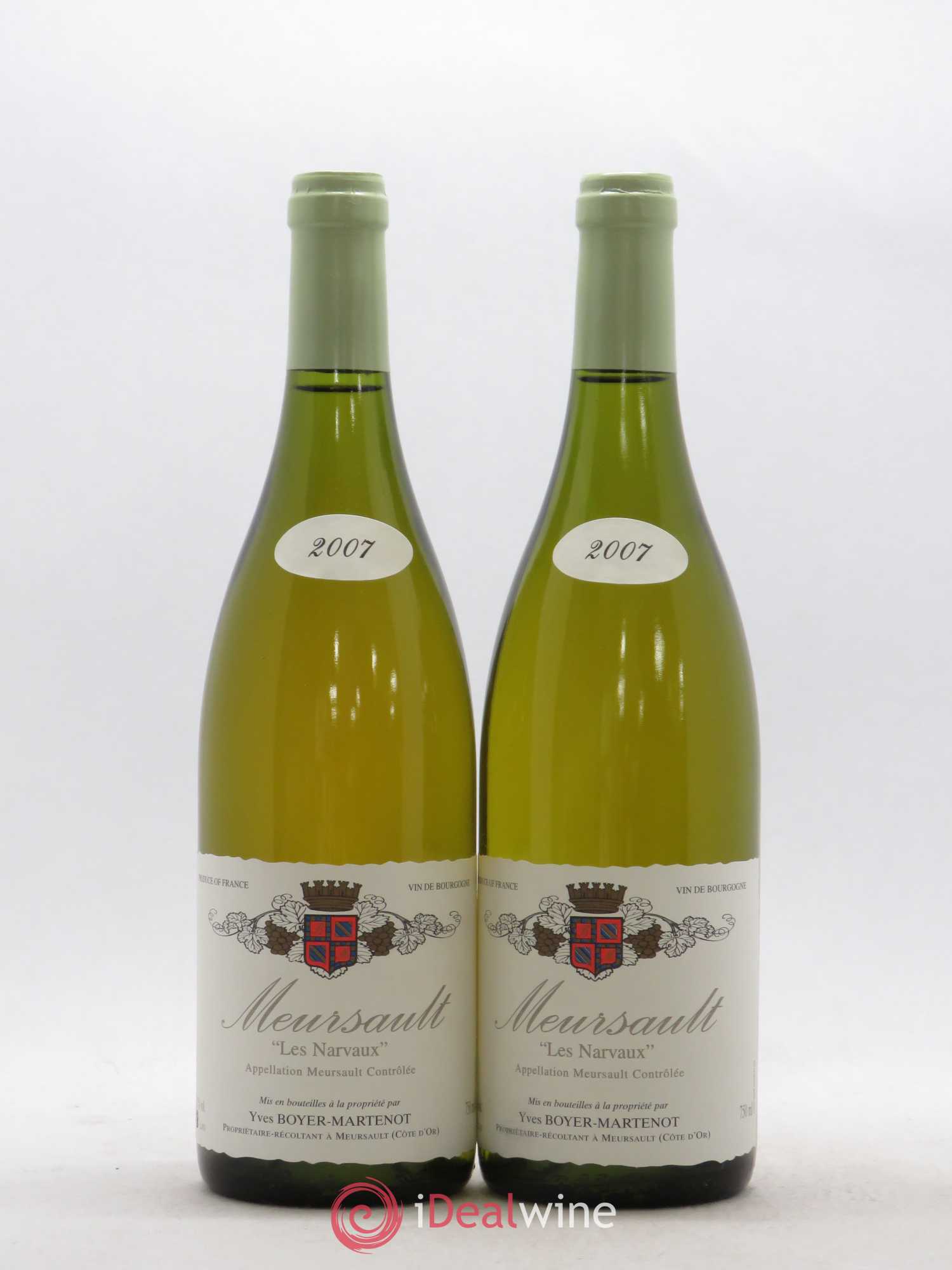 Meursault Les Narvaux Domaine Boyer Martenot 2007 - Posten von 2 Flaschen - 0