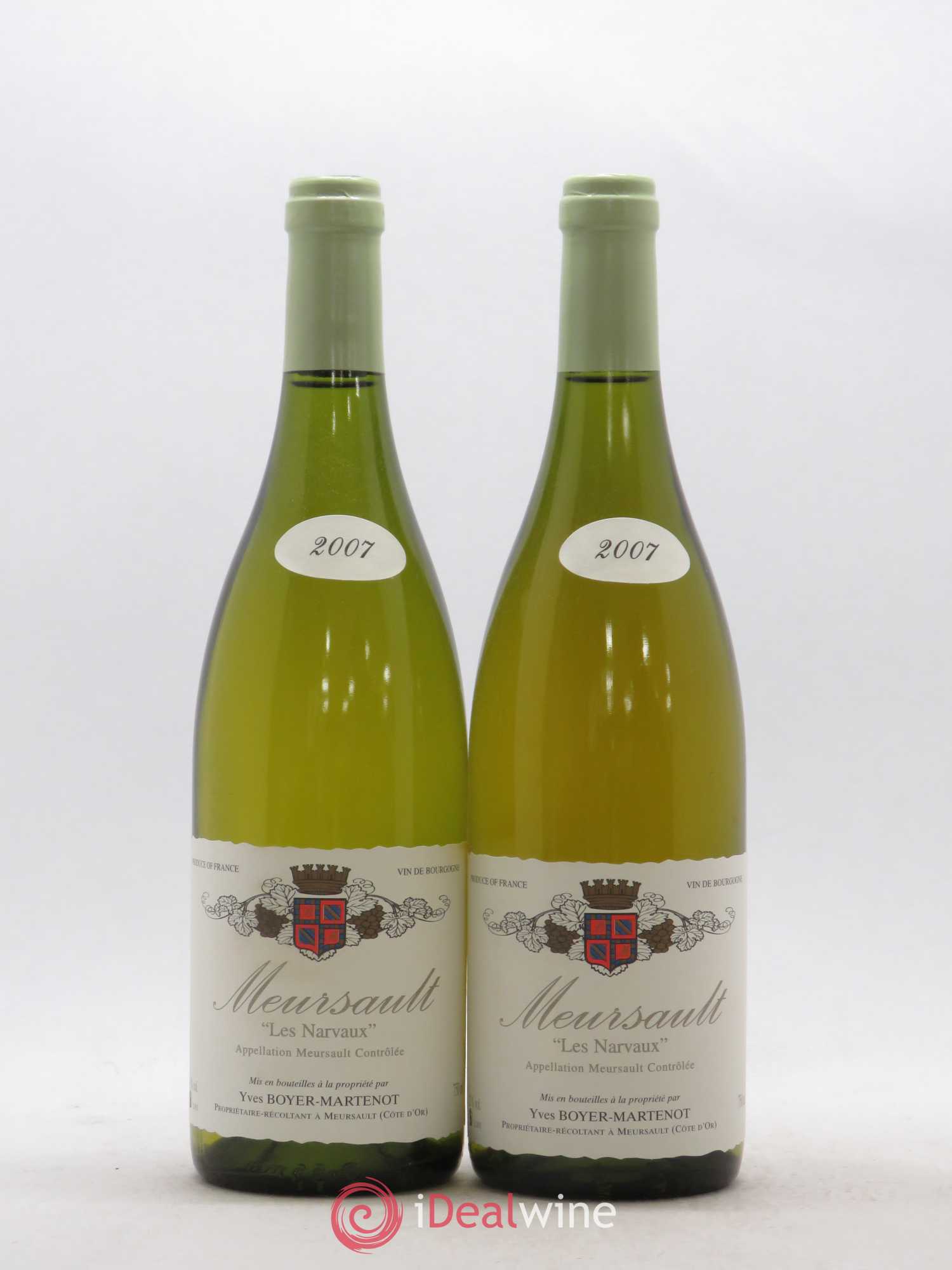 Meursault Les Narvaux Domaine Boyer Martenot 2007 - Posten von 2 Flaschen - 0