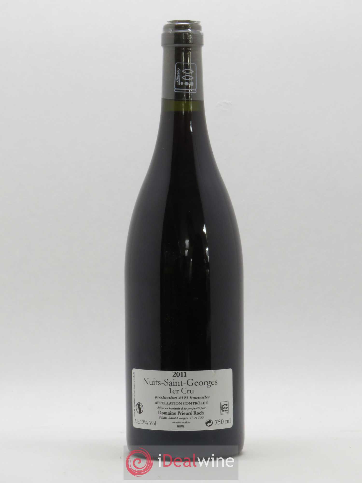 Nuits-Saint-Georges 1er Cru Vieilles Vignes Prieuré Roch 2011 - Lot de 1 bouteille - 1