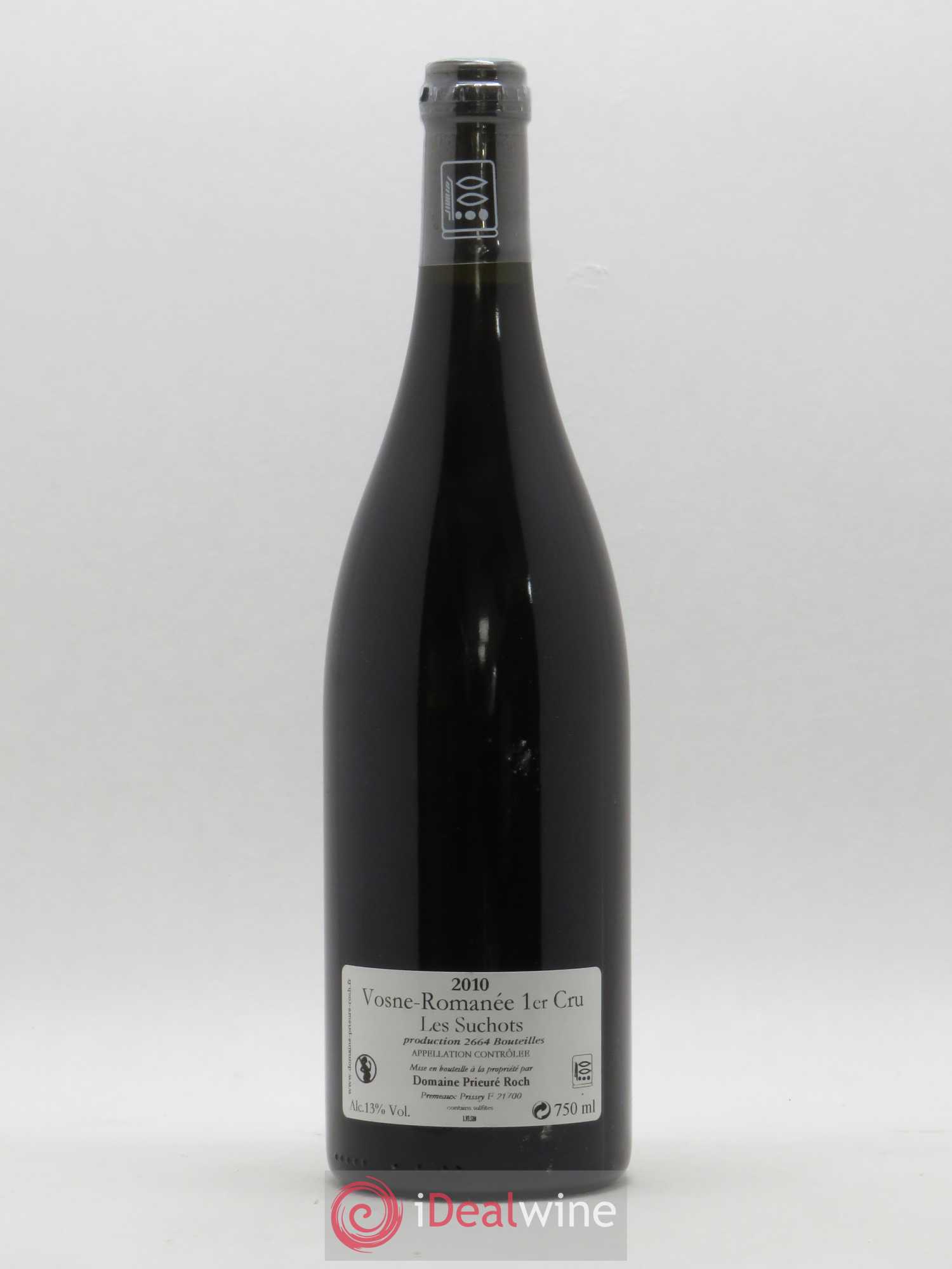 Vosne-Romanée 1er Cru Les Suchots Prieuré Roch 2010 - Lot de 1 bouteille - 1