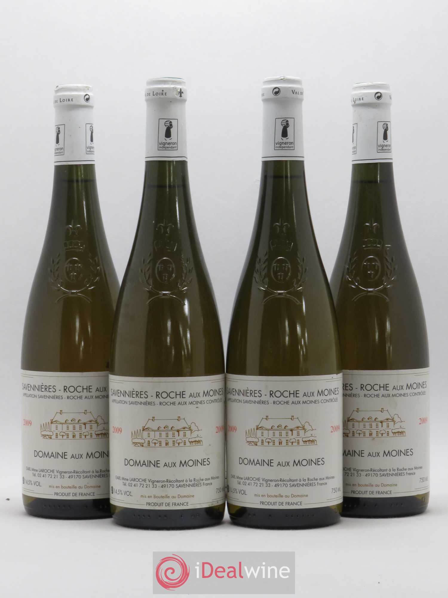 Savennières Roche aux Moines Domaine Aux Moines 2009 - Lot de 4 bouteilles - 0