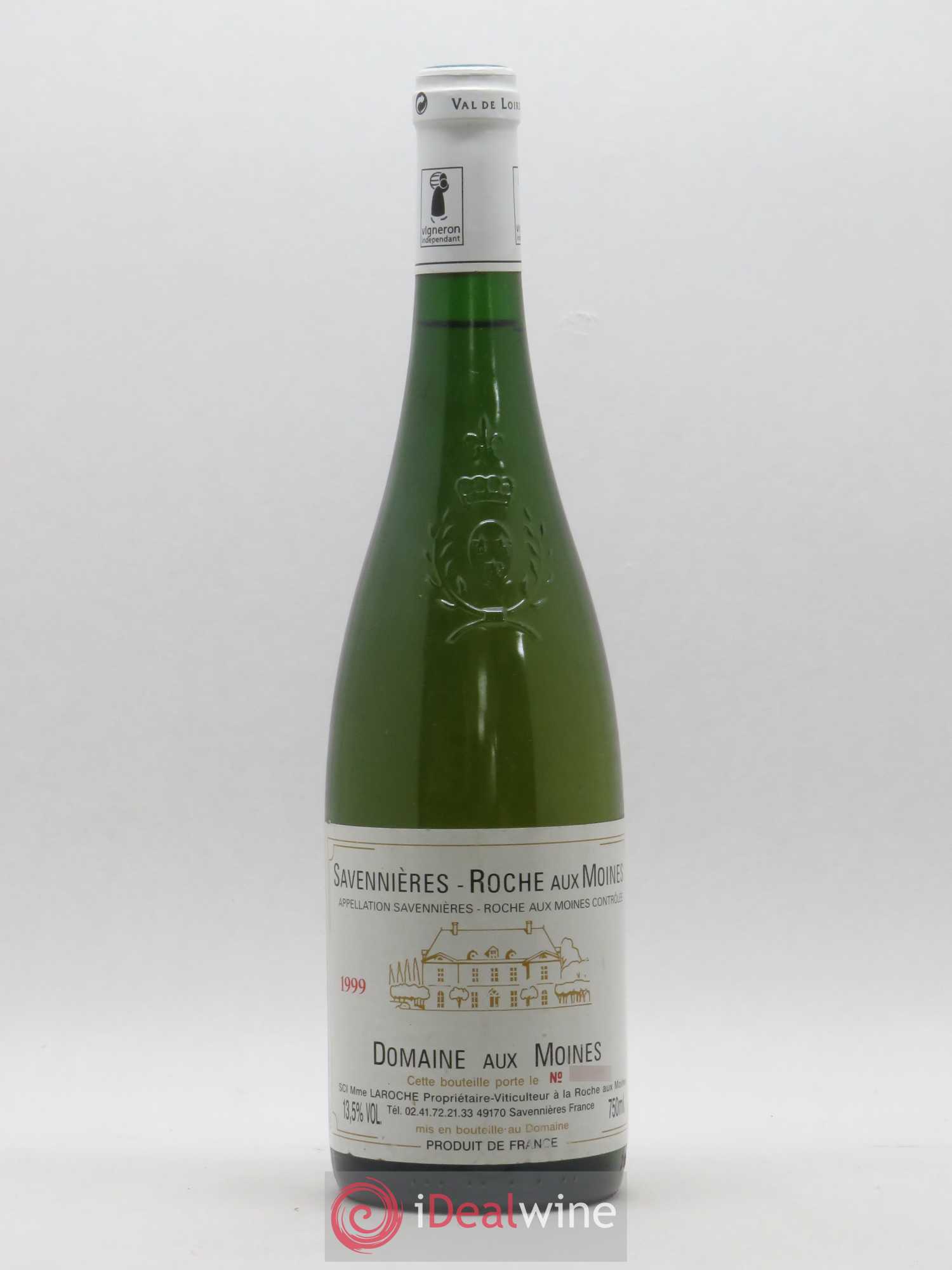 Savennières Roche aux Moines Domaine Aux Moines 1999 - Lot de 1 bouteille - 0