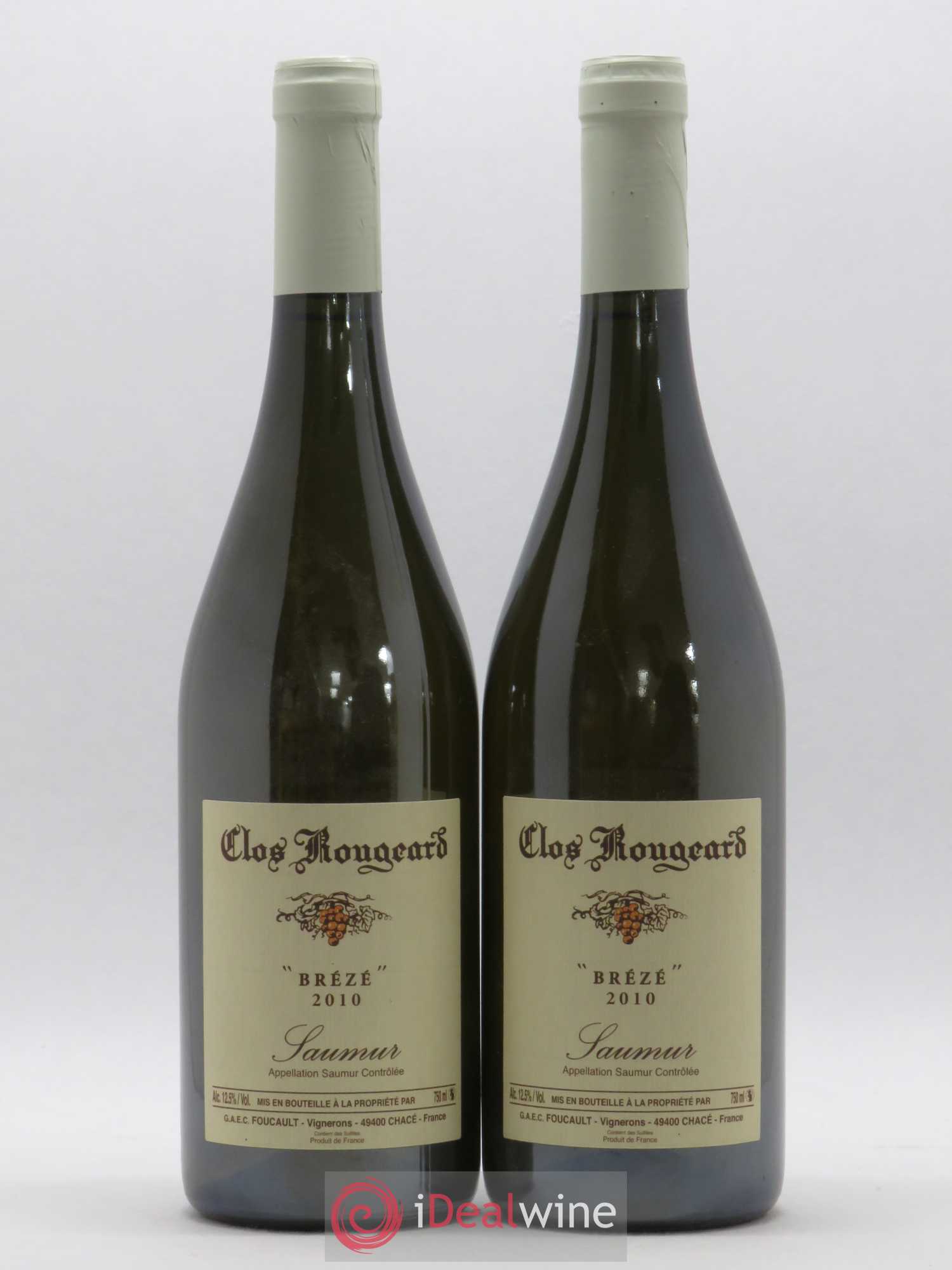 Saumur Brézé Clos Rougeard 2010 - Lot de 2 bouteilles - 0