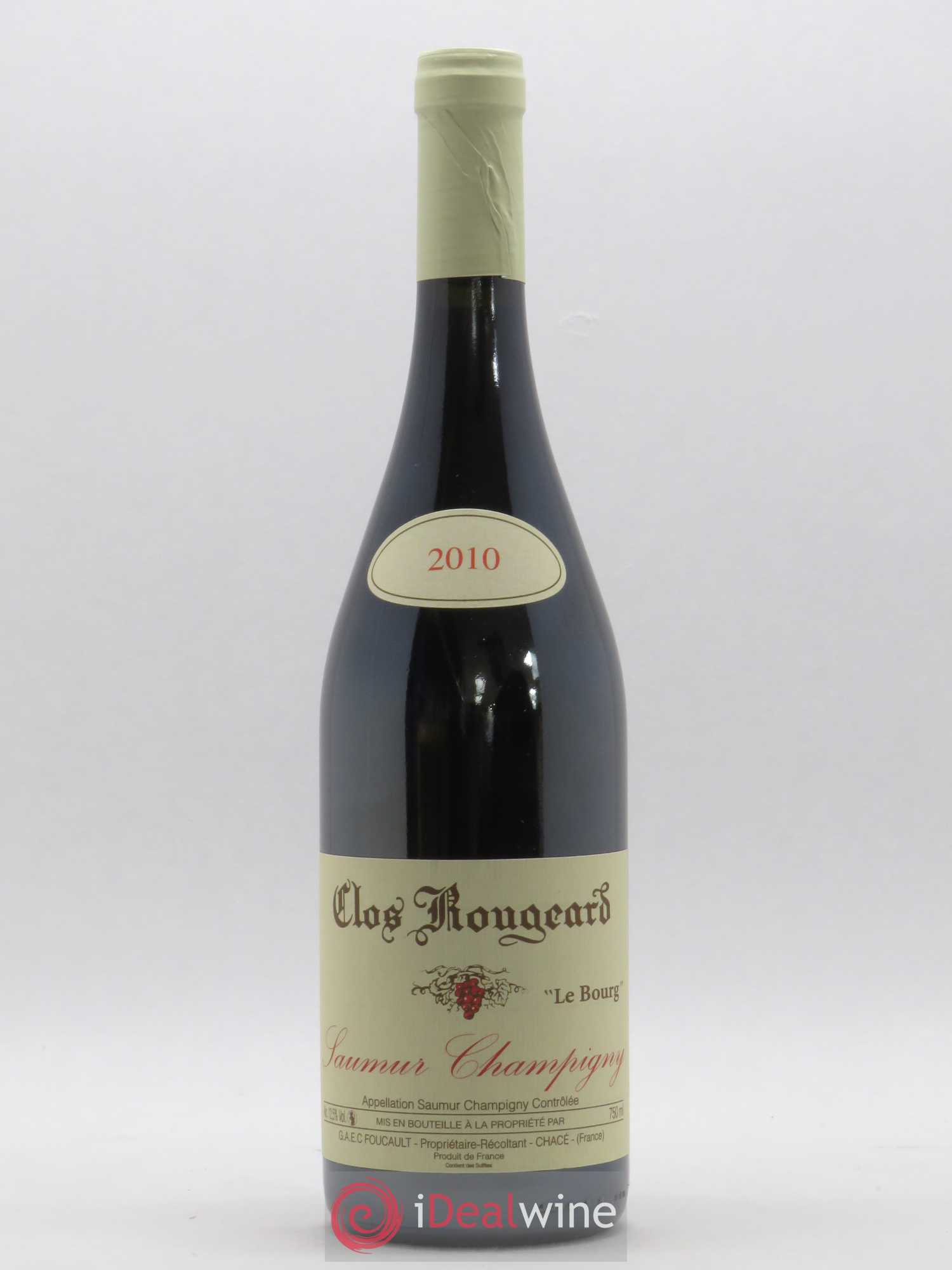 Saumur-Champigny Le Bourg Clos Rougeard 2010 - Lot de 1 bouteille - 0