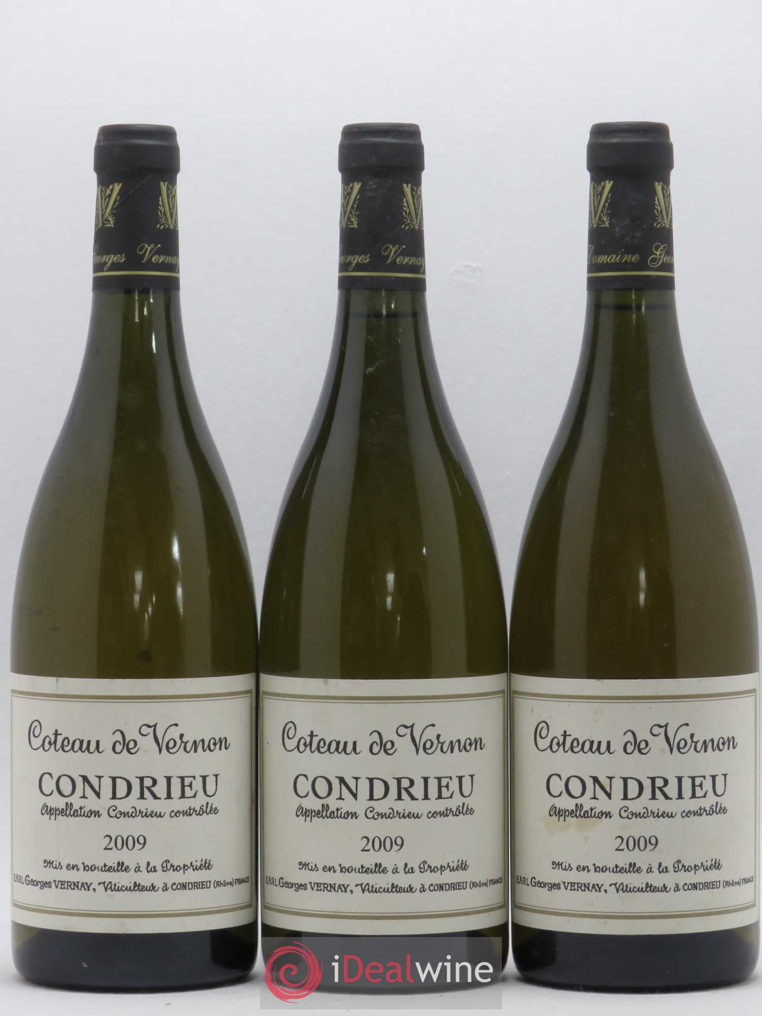 Condrieu Coteau de Vernon Georges Vernay 2009 - Lot de 3 bouteilles - 0