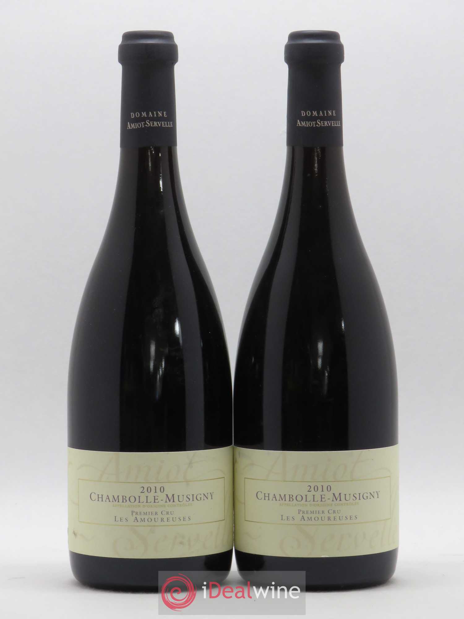 Chambolle-Musigny 1er Cru Les Amoureuses Amiot-Servelle 2010 - Lot de 2 bouteilles - 0