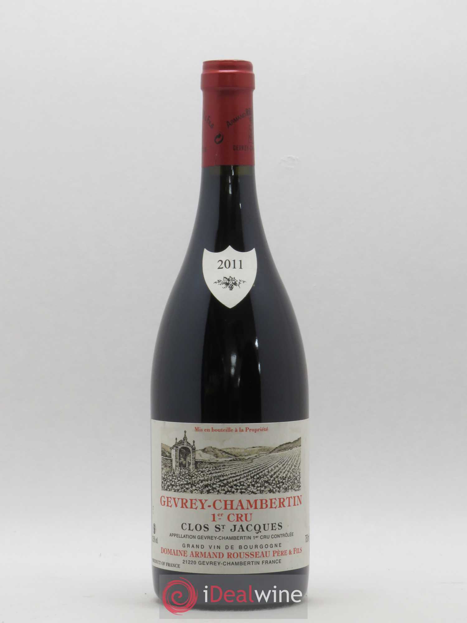 Gevrey-Chambertin 1er Cru Clos Saint-Jacques Armand Rousseau (Domaine) 2011 - Lot de 1 bouteille - 0